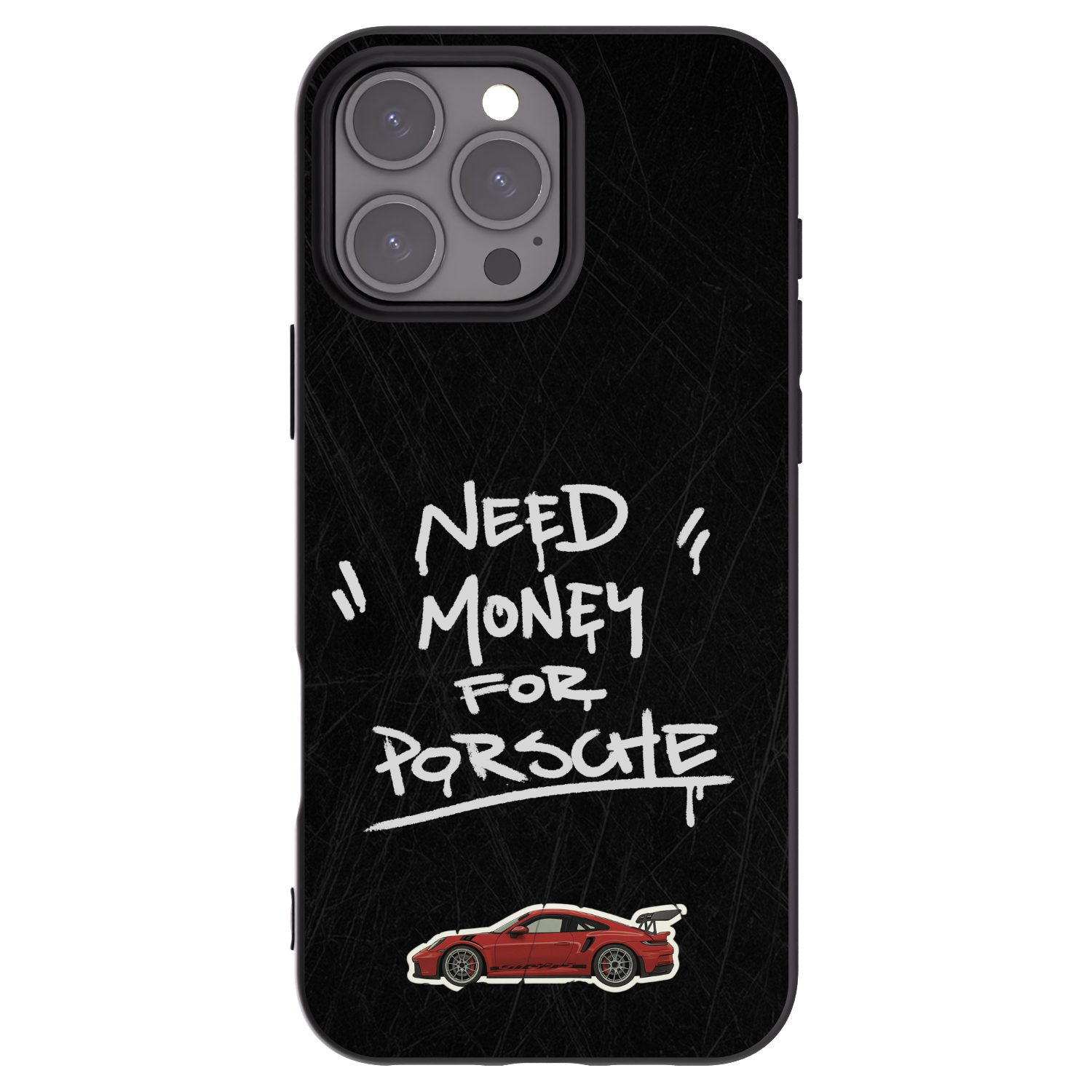 Picasee Μαύρη θήκη σιλικόνης για Apple iPhone 16 Pro Max - Dark Racer