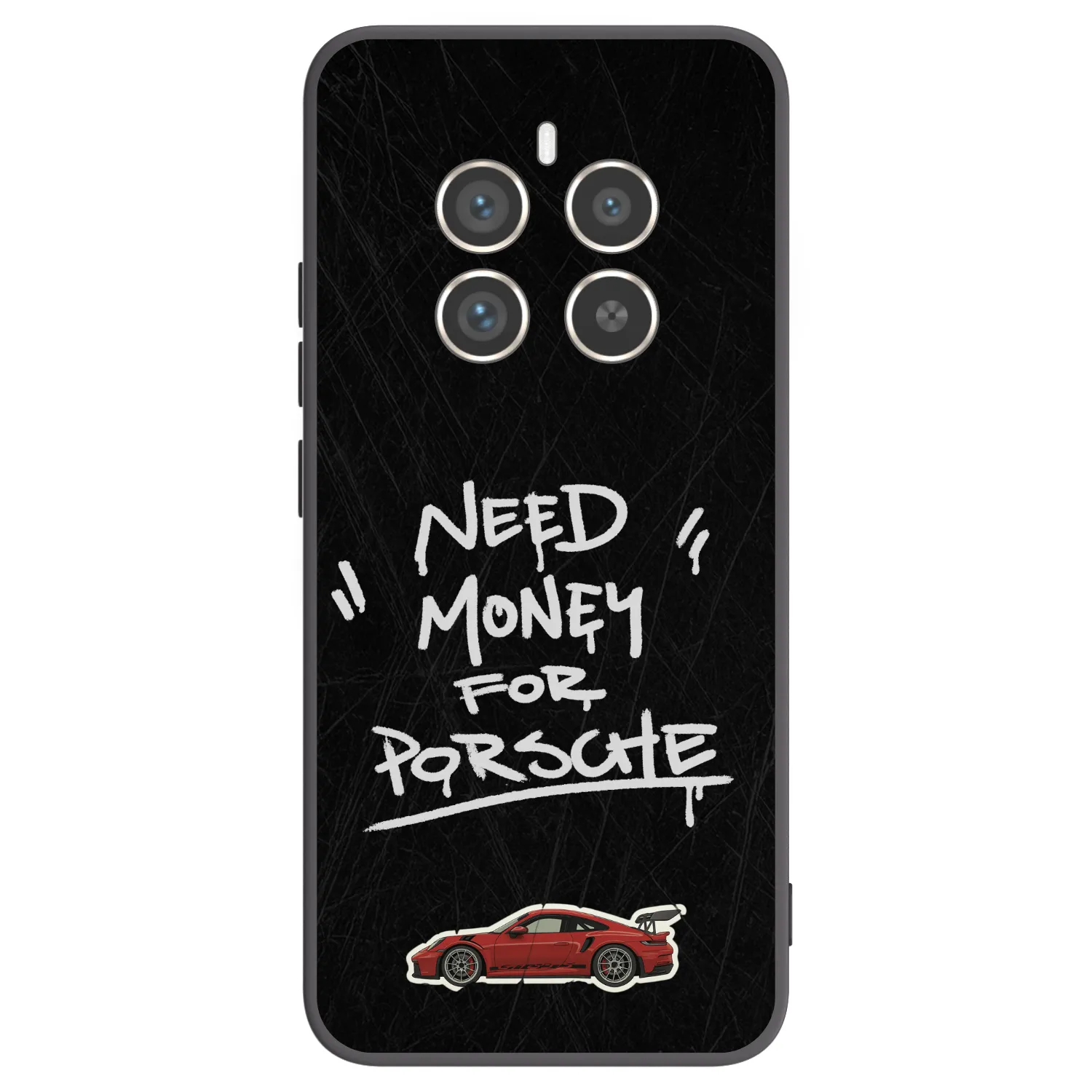 Picasee Μαύρη θήκη σιλικόνης για Realme 12 Pro 5G - Dark Racer