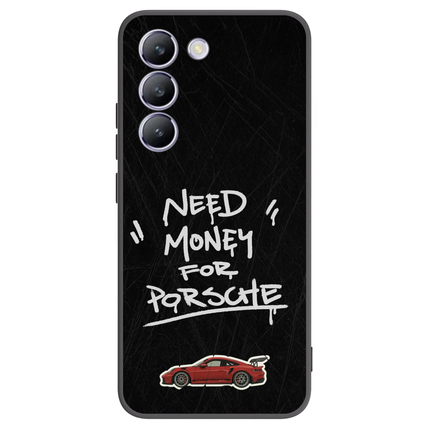 Picasee Μαύρη θήκη σιλικόνης για Vivo V40 SE 5G - Dark Racer