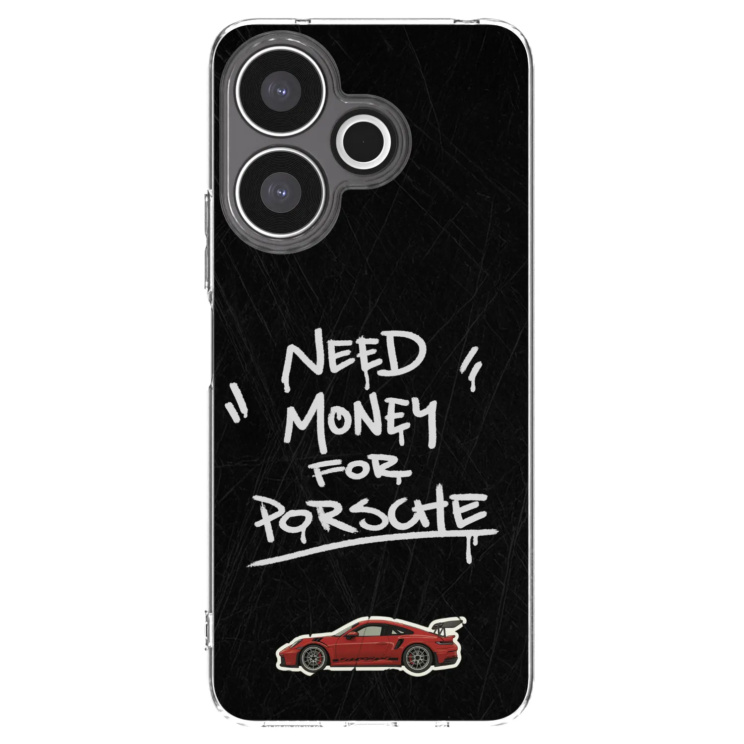 Picasee διαφανής θήκη σιλικόνης Xiaomi Redmi 13 4G - Dark Racer