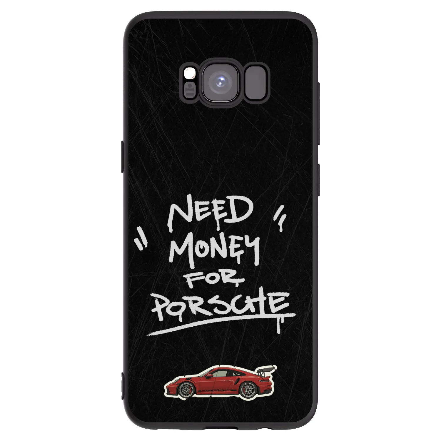 Picasee Μαύρη θήκη σιλικόνης για Samsung Galaxy S8 G950F - Dark Racer
