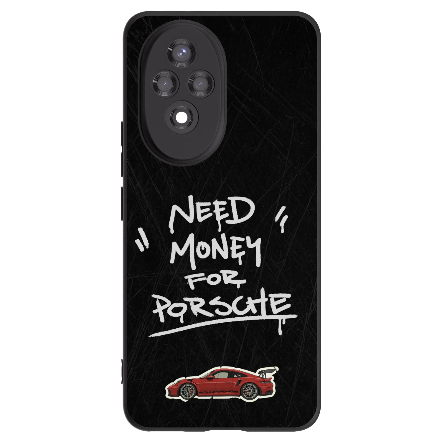 Picasee Μαύρη θήκη σιλικόνης για Honor 200 5G - Dark Racer