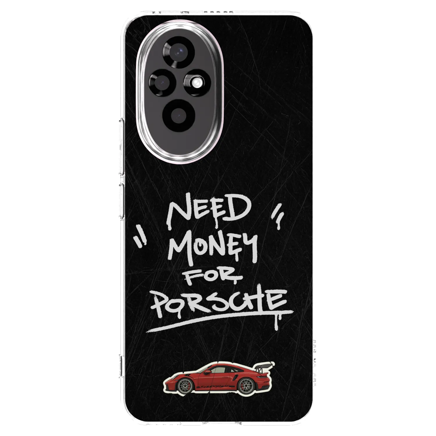 Picasee διαφανής θήκη σιλικόνης Honor 200 5G - Dark Racer