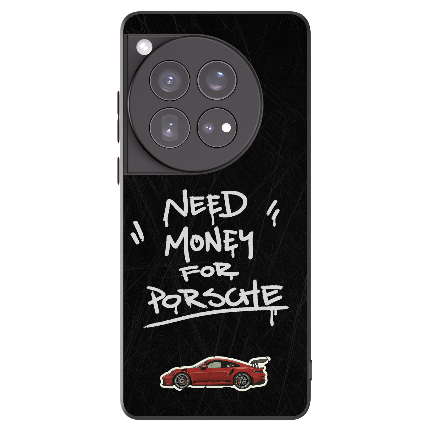 Picasee Μαύρη θήκη σιλικόνης για OnePlus 12 5G - Dark Racer