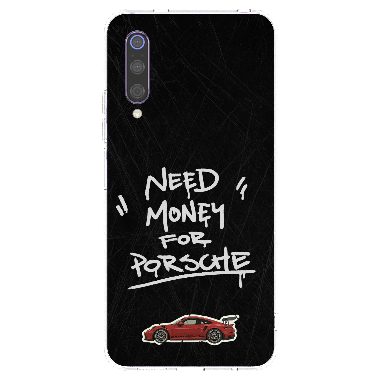 Picasee διαφανής θήκη σιλικόνης Xiaomi Mi 9 - Dark Racer