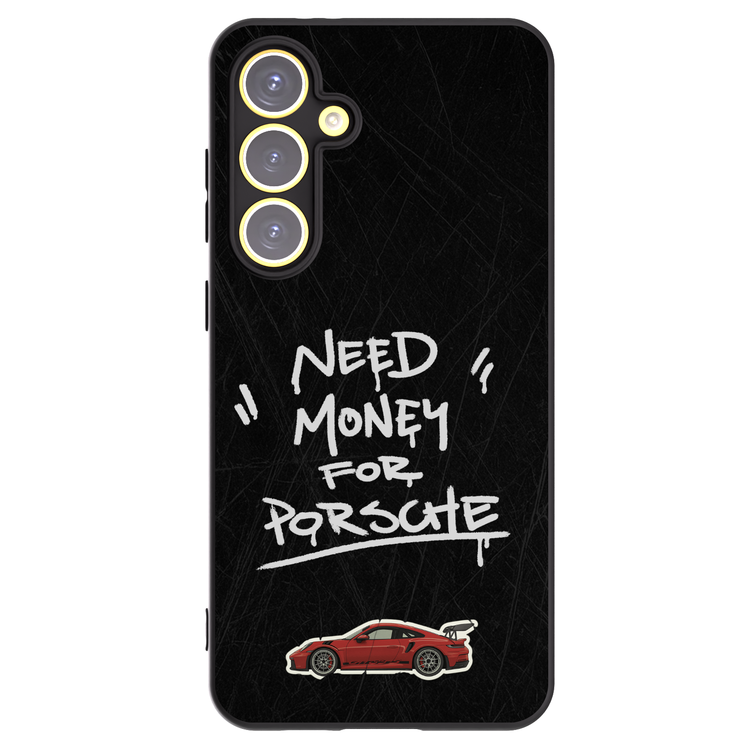 Picasee Μαύρη θήκη σιλικόνης για Samsung Galaxy S24 FE S721B - Dark Racer
