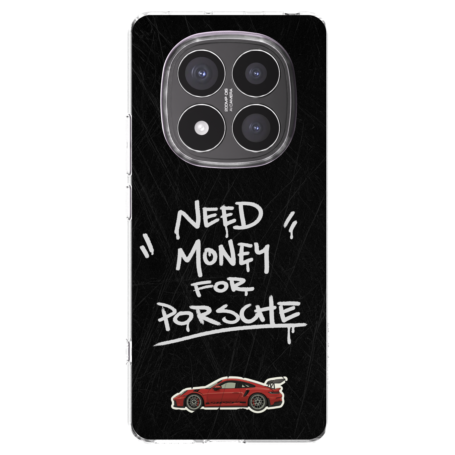 Picasee διαφανής θήκη σιλικόνης Xiaomi Redmi Note 14 Pro+ 5G - Dark Racer