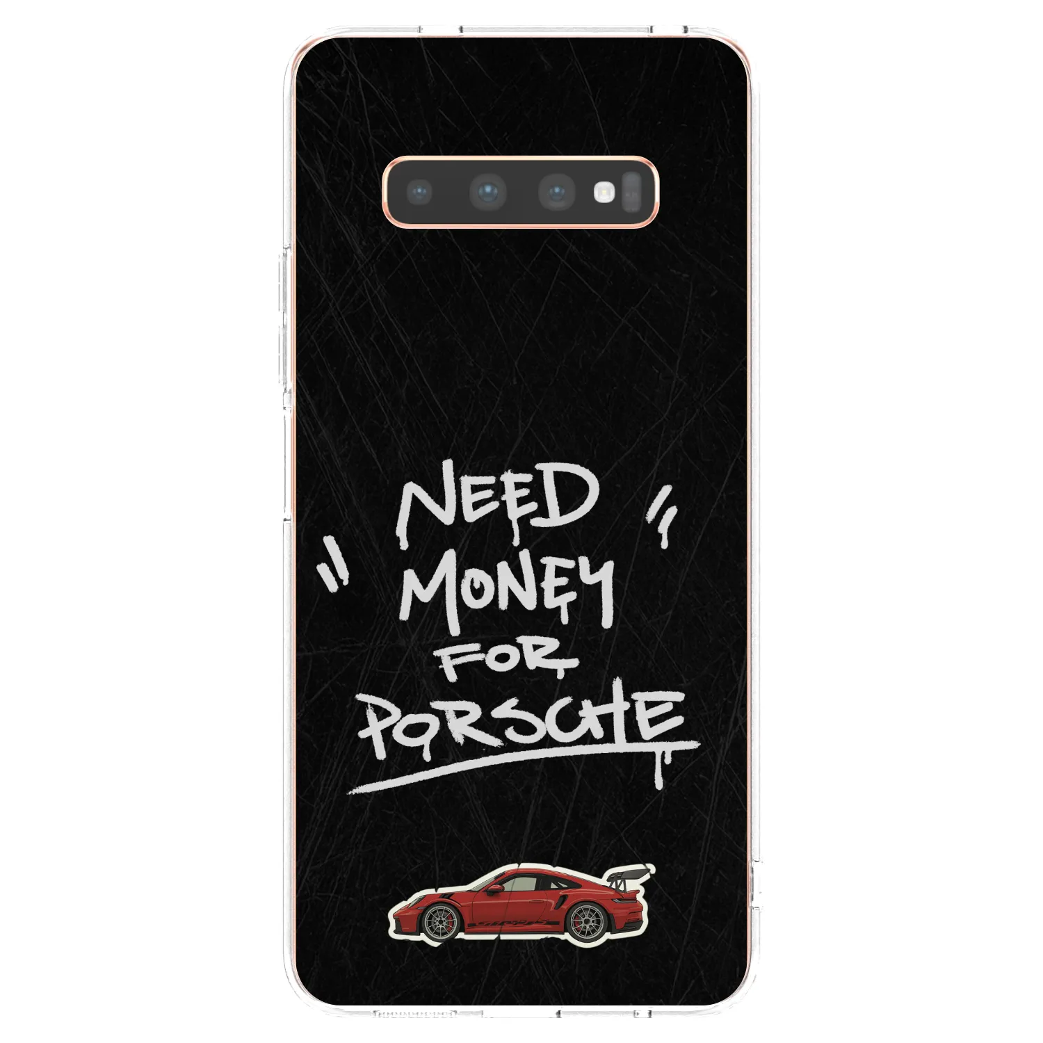 Picasee διαφανής θήκη σιλικόνης Samsung Galaxy S10 Plus G975 - Dark Racer