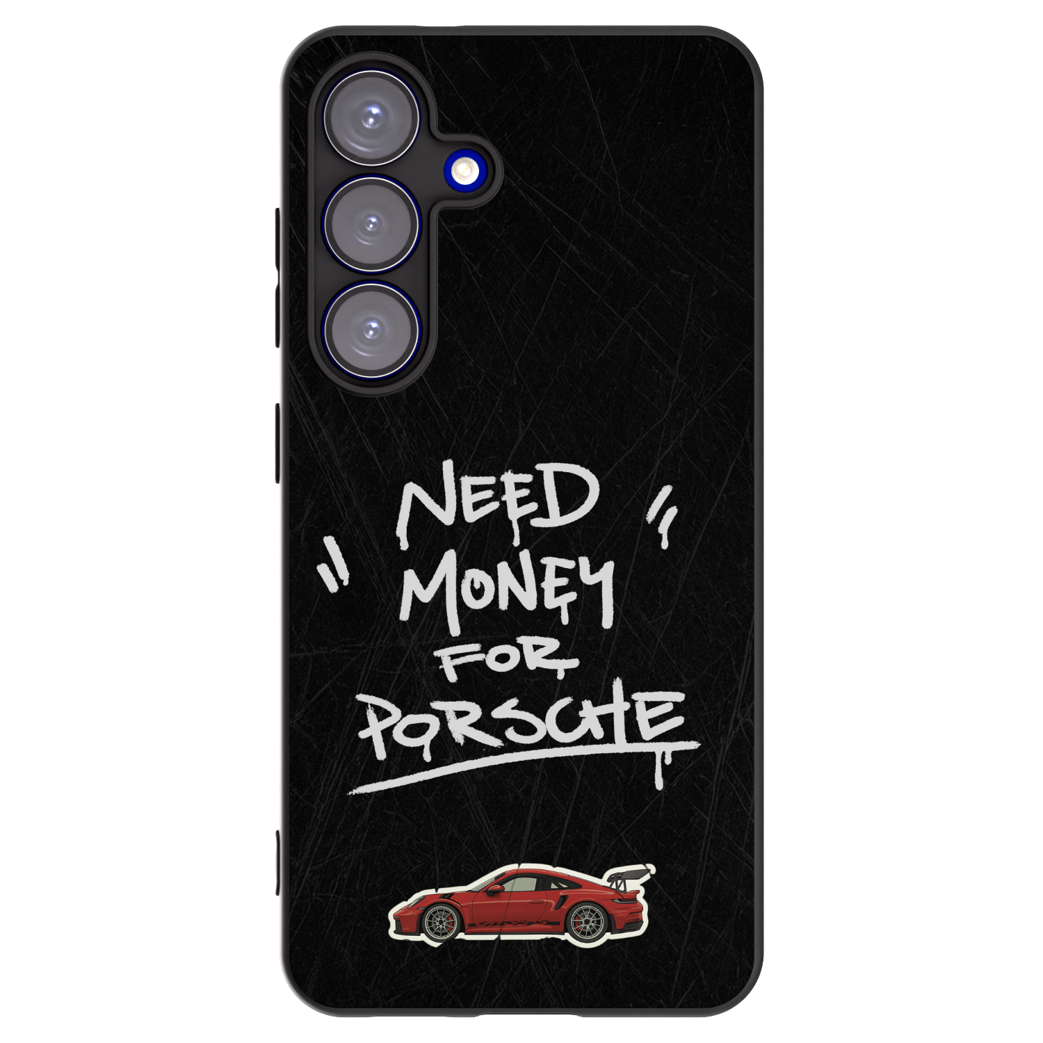 Picasee Μαύρη θήκη σιλικόνης για Samsung Galaxy S25 5G - Dark Racer