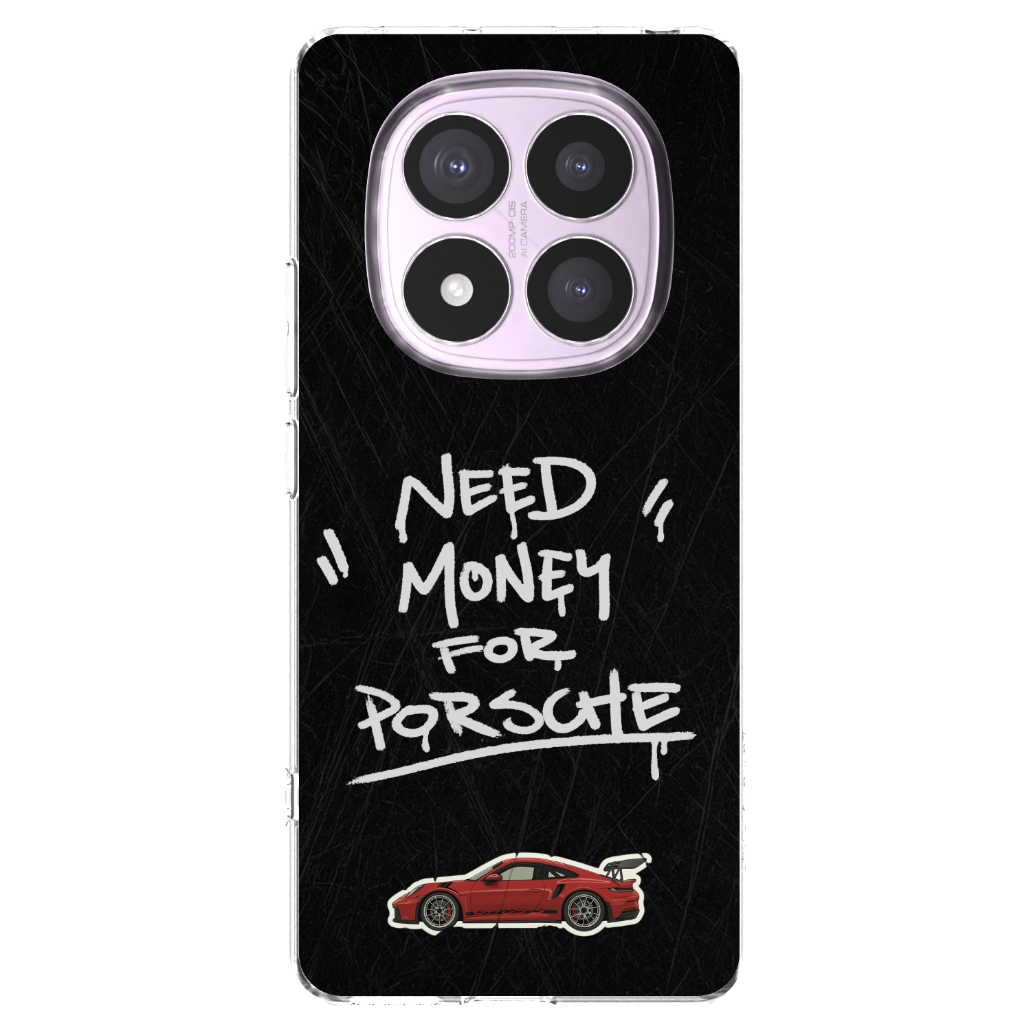 Picasee διαφανής θήκη σιλικόνης Xiaomi Redmi Note 14 Pro 4G - Dark Racer