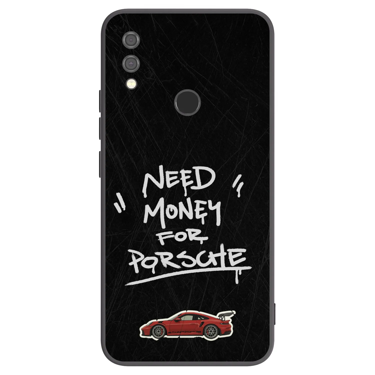 Picasee Μαύρη θήκη σιλικόνης για Xiaomi Redmi Note 7 - Dark Racer