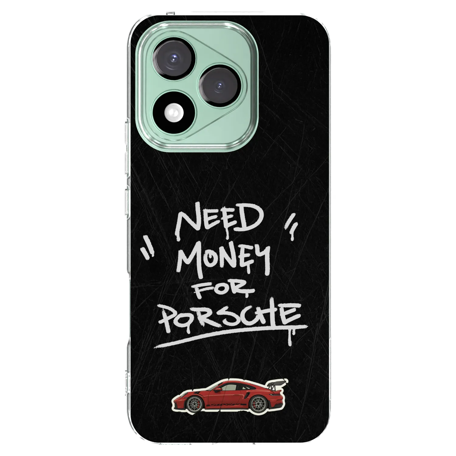 Picasee διαφανής θήκη σιλικόνης Honor 400 Lite 5G - Dark Racer