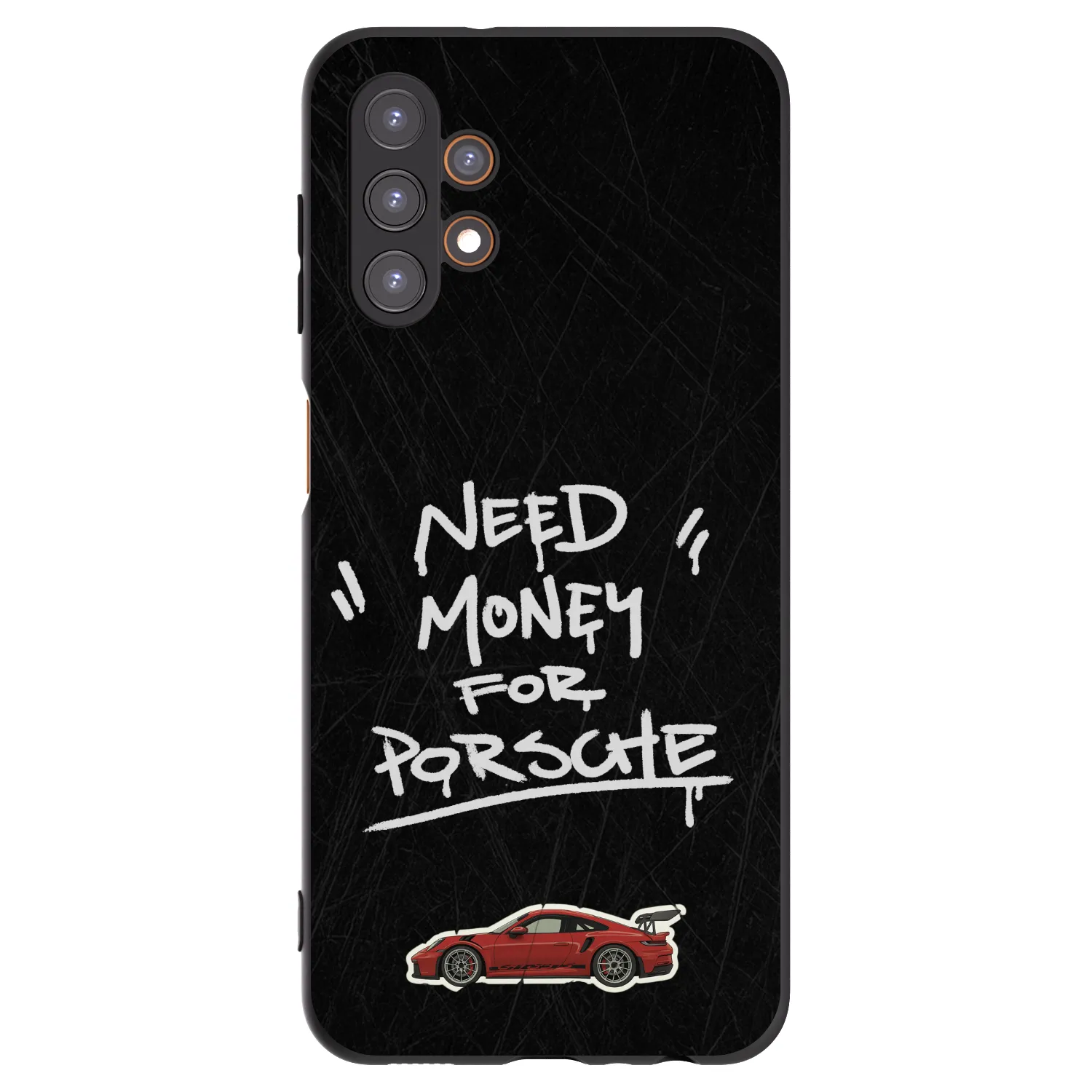 Picasee Μαύρη θήκη σιλικόνης για Samsung Galaxy A13 5G - Dark Racer