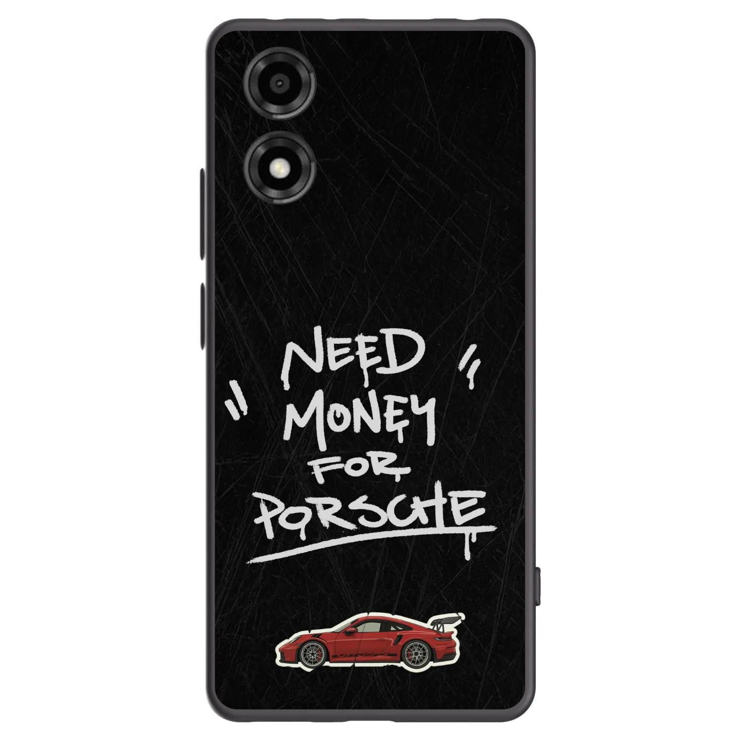 Picasee Μαύρη θήκη σιλικόνης για Motorola Moto E14 - Dark Racer