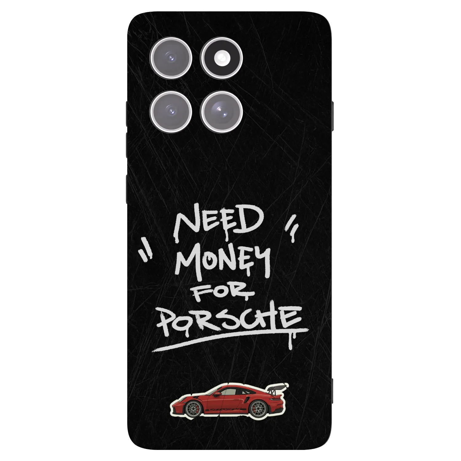 Picasee Μαύρη θήκη σιλικόνης για Motorola Edge 60 Pro - Dark Racer