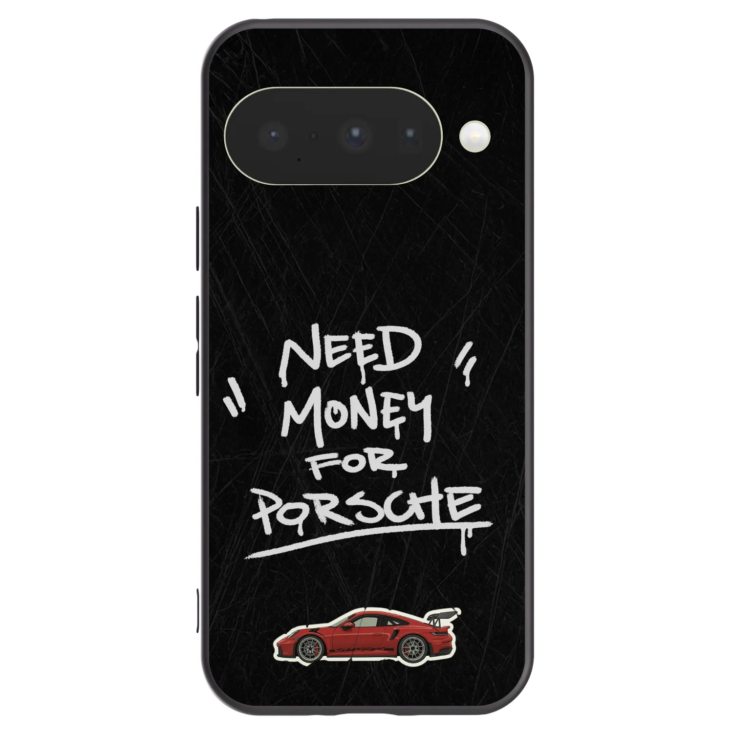Picasee Μαύρη θήκη σιλικόνης για Google Pixel 10 - Dark Racer