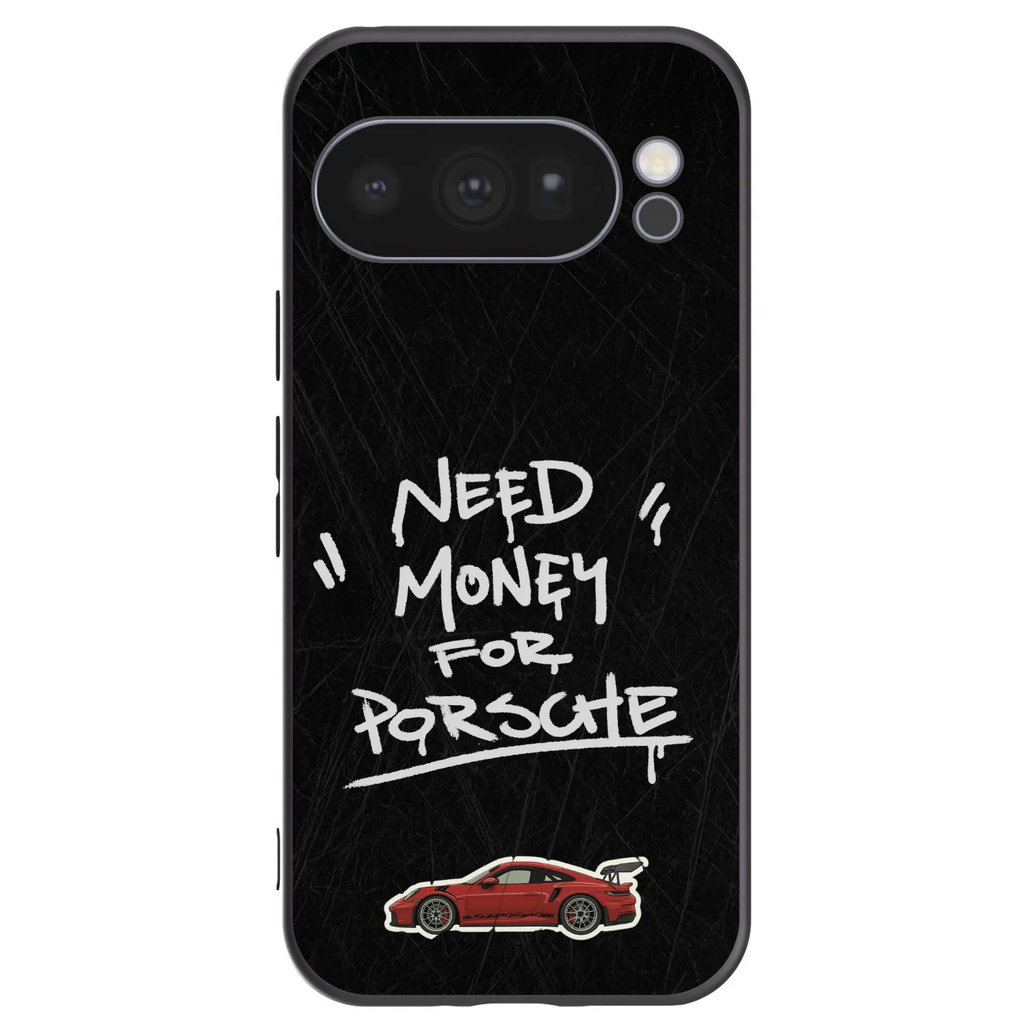 Picasee Μαύρη θήκη σιλικόνης για Google Pixel 10 Pro - Dark Racer