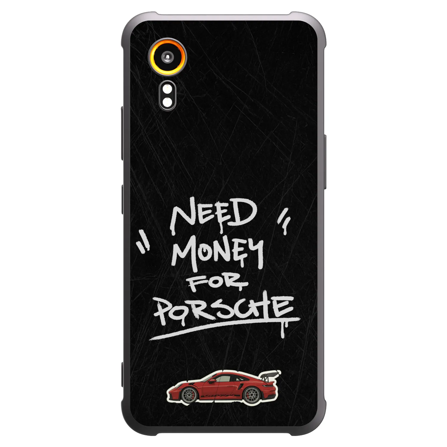 Picasee Μαύρη θήκη σιλικόνης για Samsung Galaxy Xcover 7 - Dark Racer