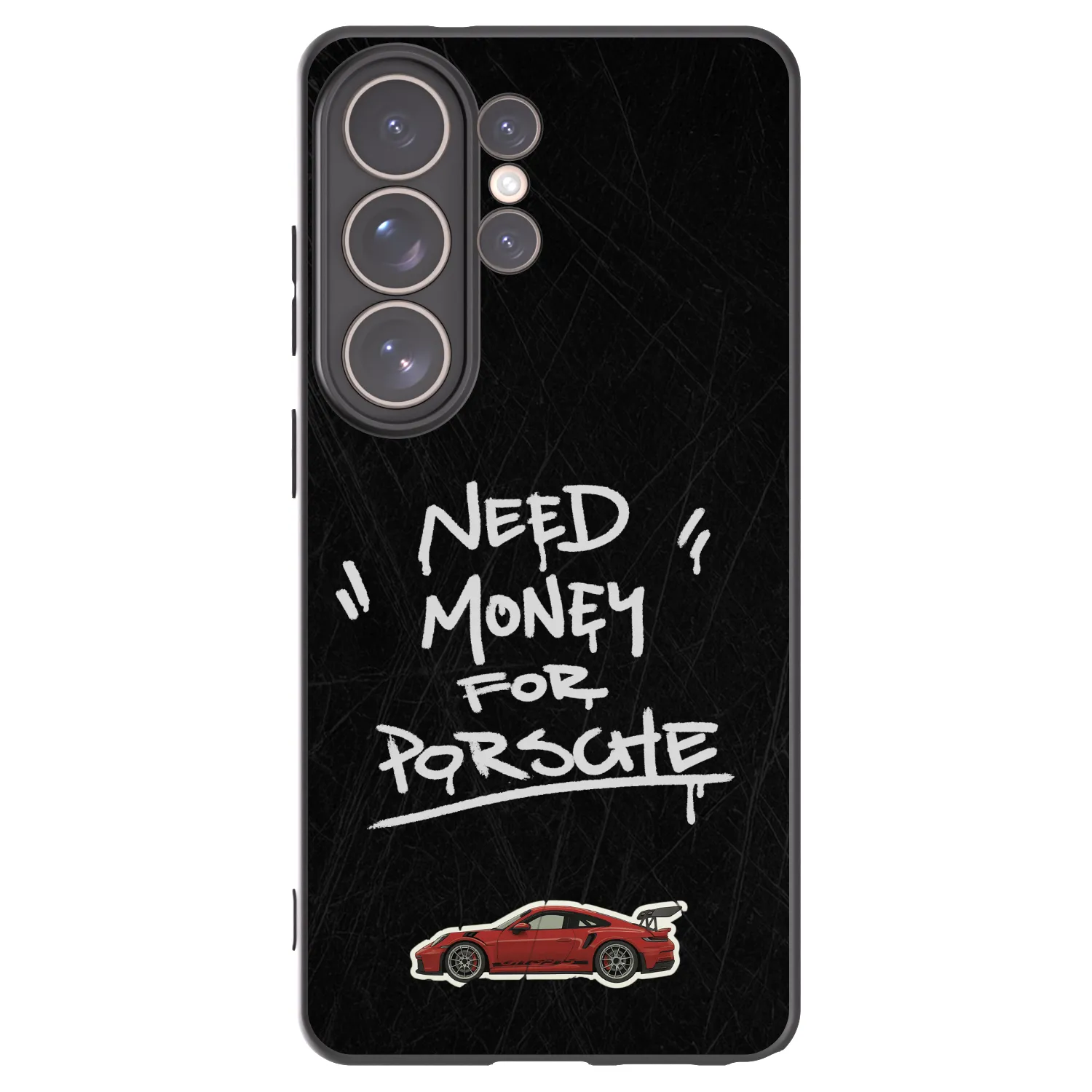 Picasee Μαύρη θήκη σιλικόνης για Samsung Galaxy S26 Ultra - Dark Racer