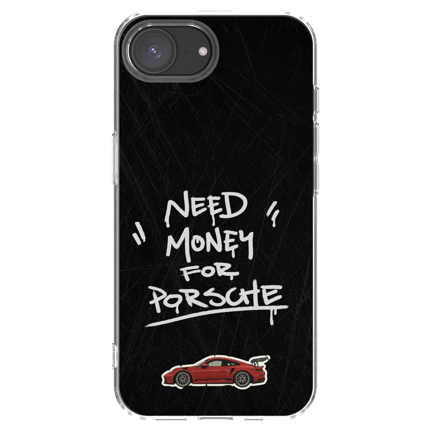 Picasee διαφανής θήκη σιλικόνης Apple iPhone 17e - Dark Racer