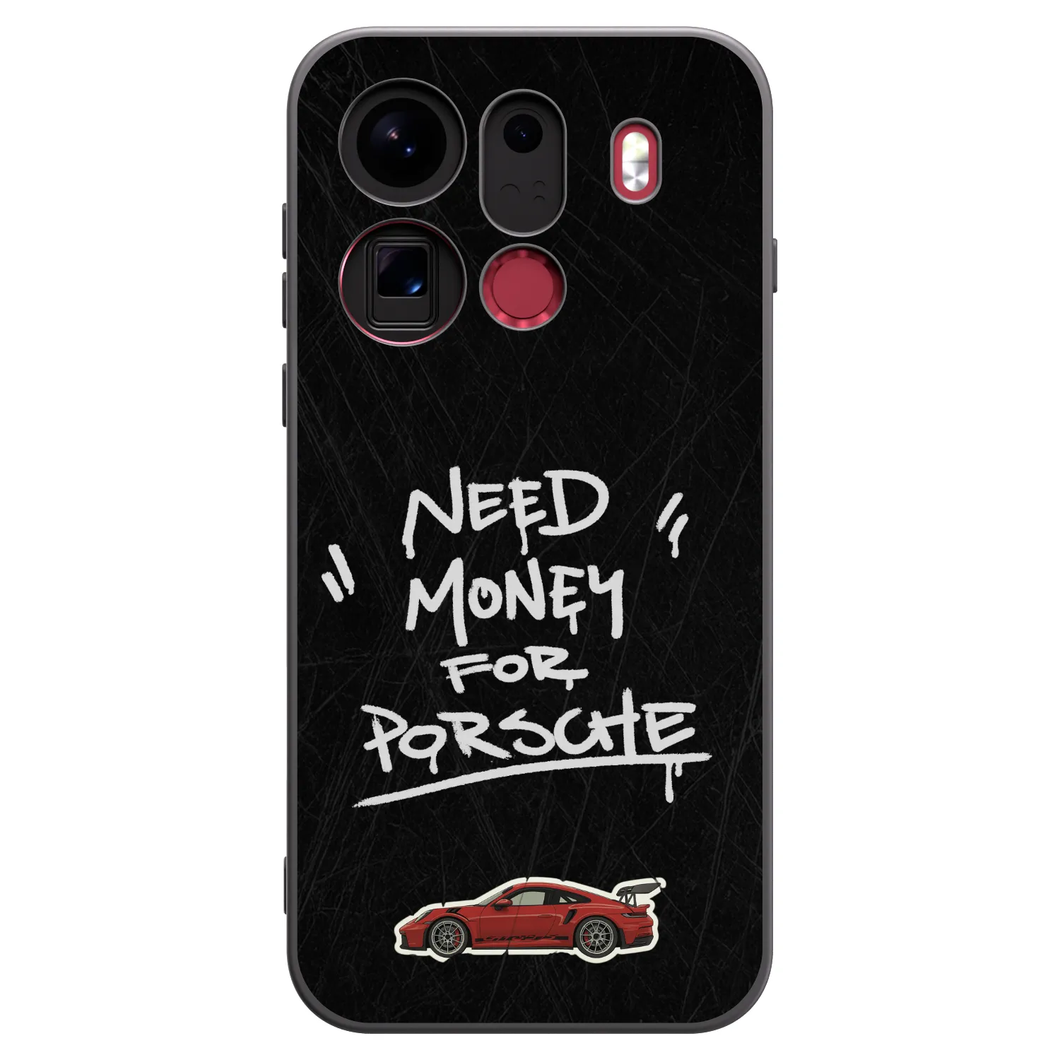 Picasee Μαύρη θήκη σιλικόνης για OPPO Find X9 Pro - Dark Racer