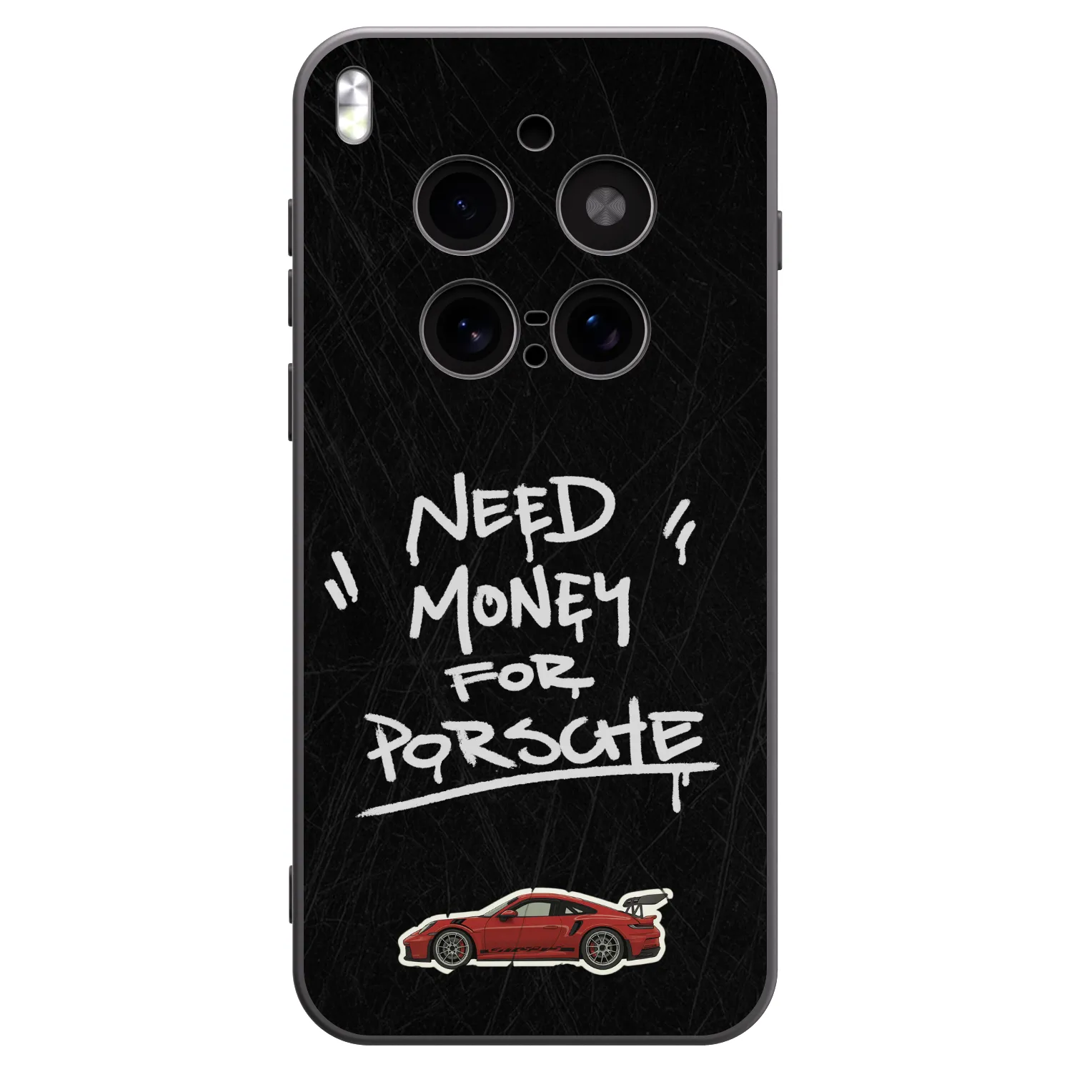 Picasee Μαύρη θήκη σιλικόνης για Vivo X300 Pro - Dark Racer