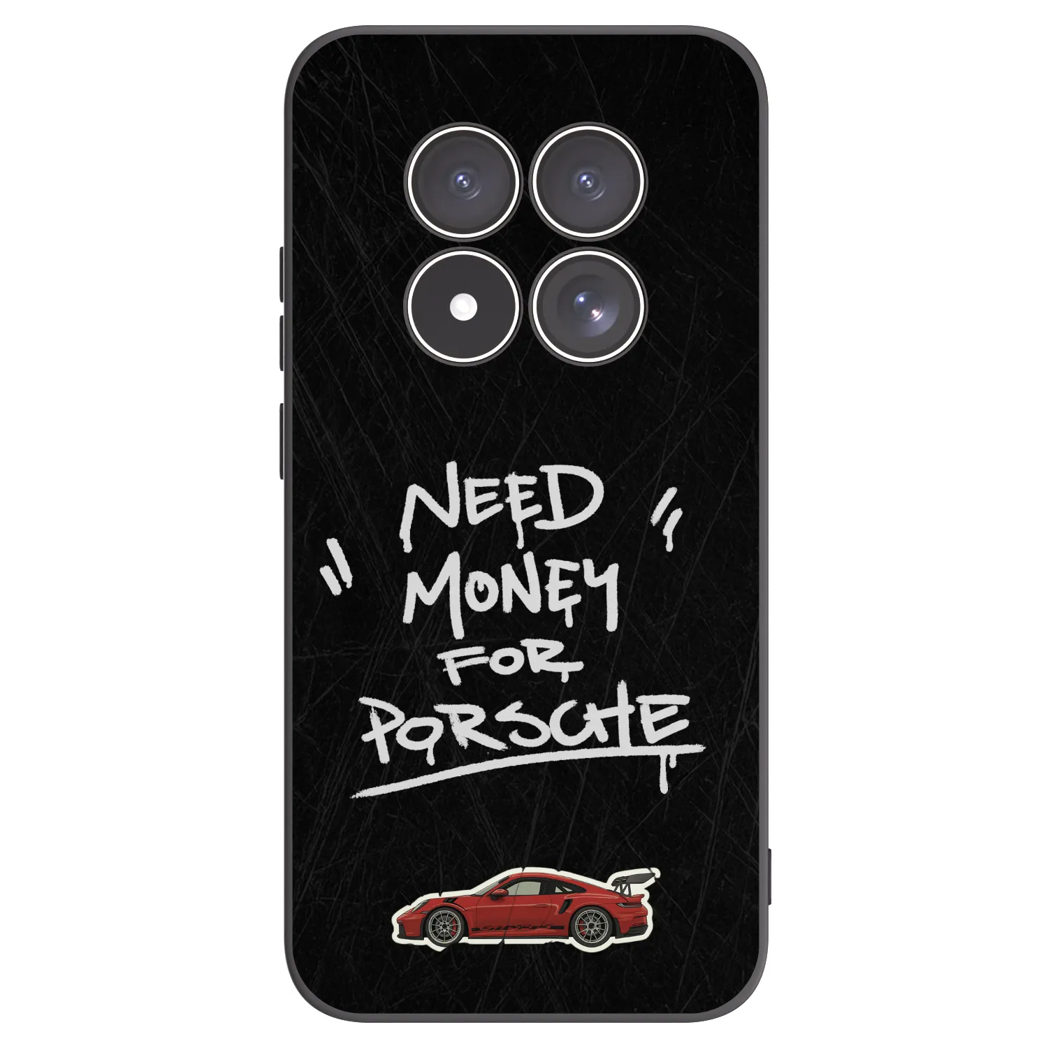 Picasee Μαύρη θήκη σιλικόνης για Xiaomi Redmi Note 15 Pro 5G - Dark Racer