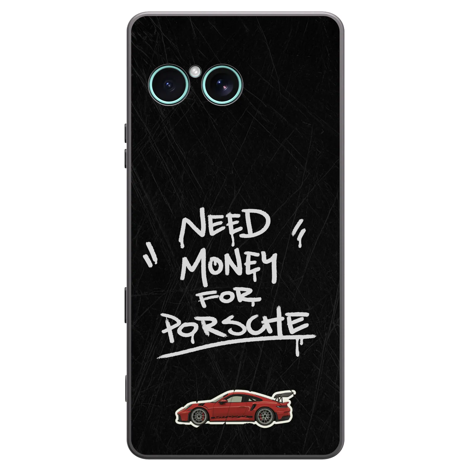 Picasee Μαύρη θήκη σιλικόνης για Sony Xperia 10 VII - Dark Racer