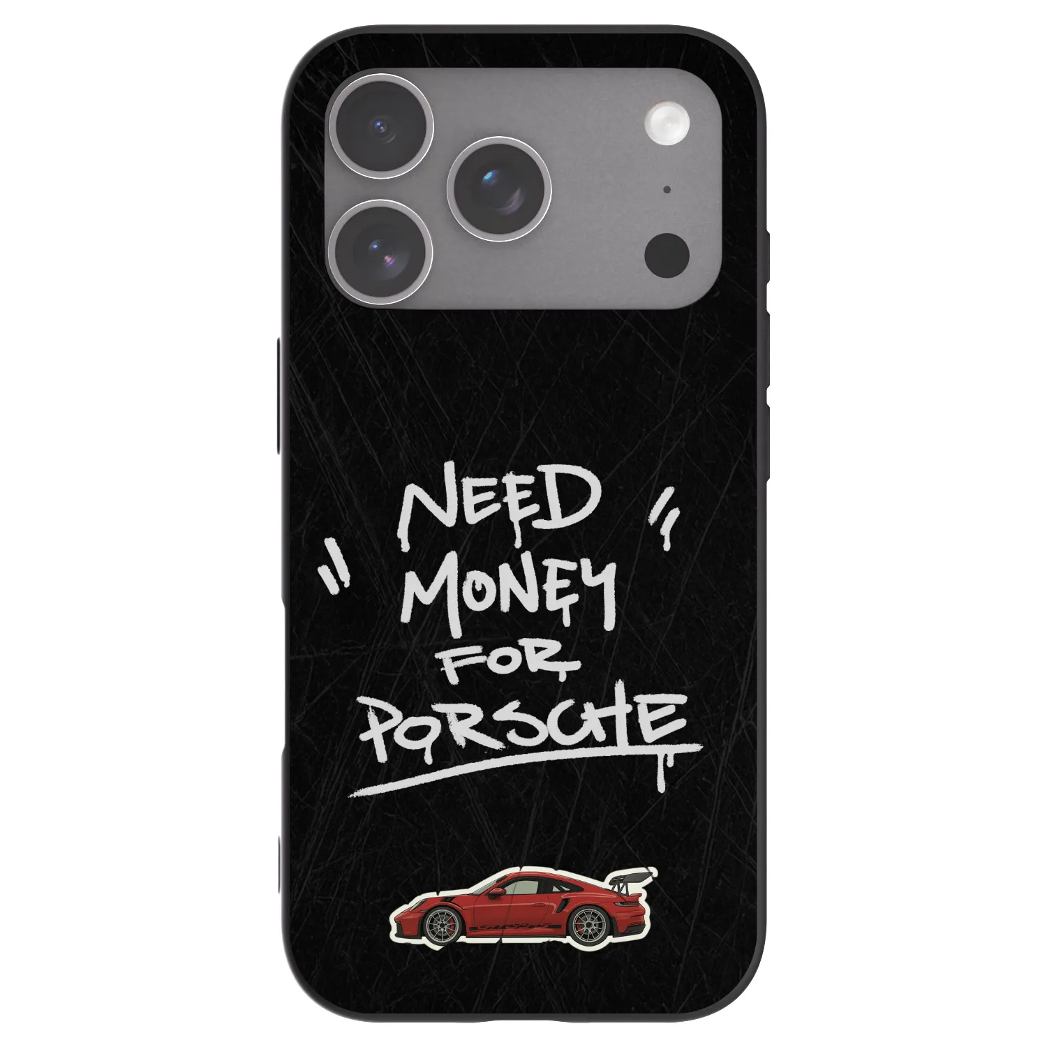 Picasee Μαύρη θήκη σιλικόνης για Apple iPhone 18 Pro - Dark Racer