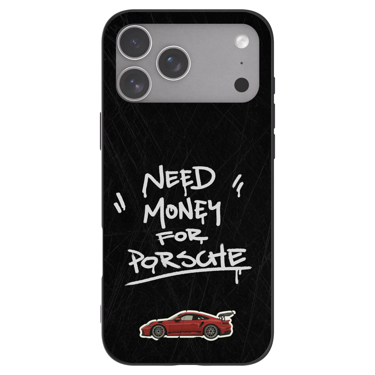 Picasee Μαύρη θήκη σιλικόνης για Apple iPhone 18 Pro Max - Dark Racer