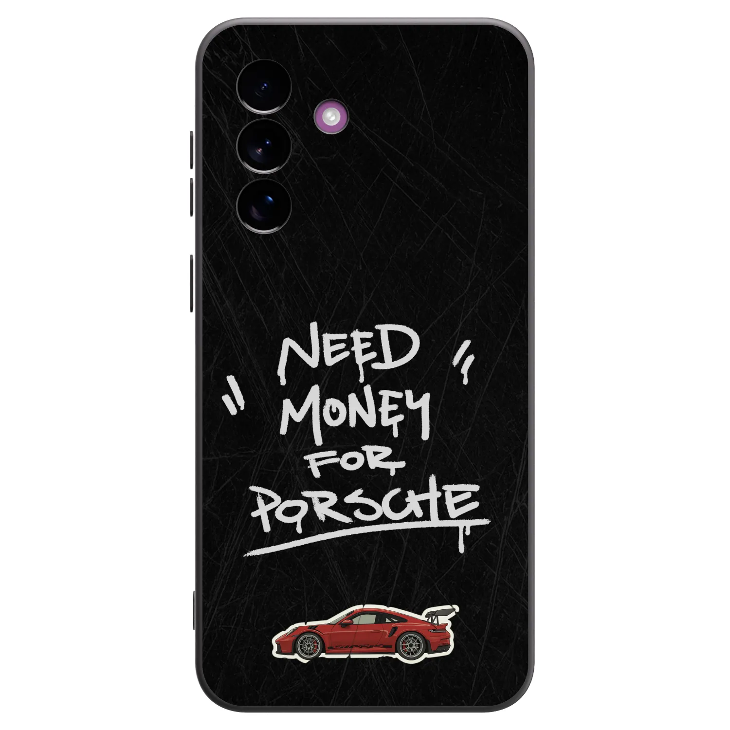 Picasee Μαύρη θήκη σιλικόνης για Samsung Galaxy A37 - Dark Racer