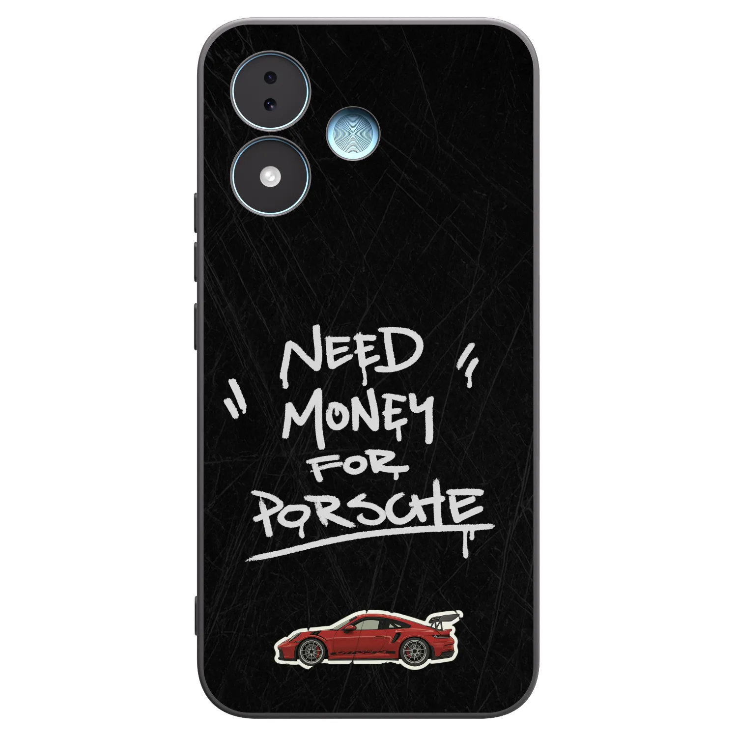 Picasee Μαύρη θήκη σιλικόνης για Xiaomi Redmi Note 17 5G - Dark Racer