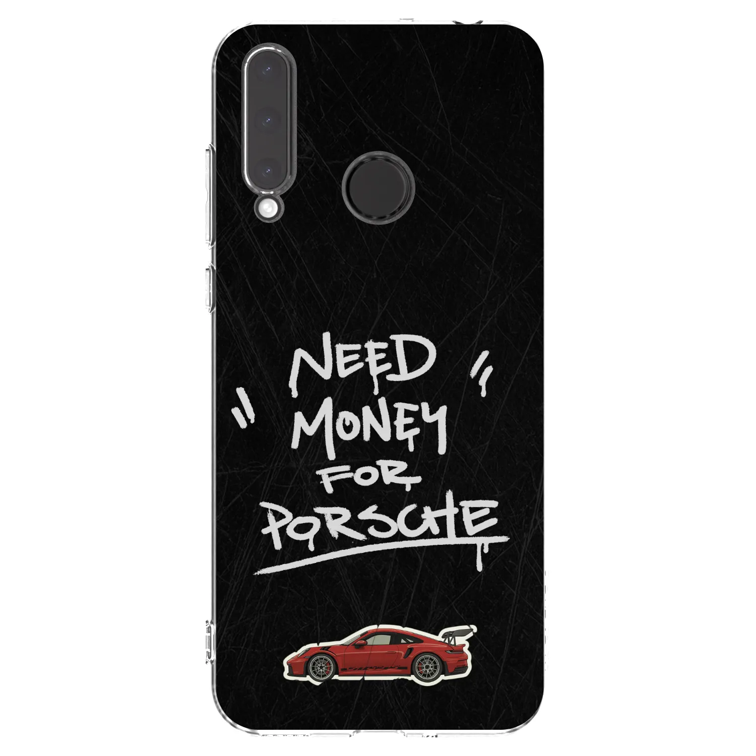 Picasee διαφανής θήκη σιλικόνης Honor 20 Lite - Dark Racer
