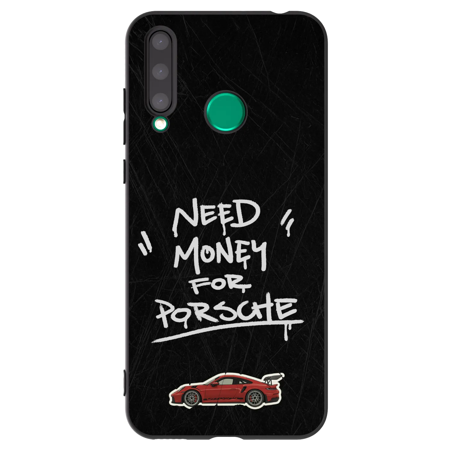Picasee Μαύρη θήκη σιλικόνης για Honor 20 Lite - Dark Racer