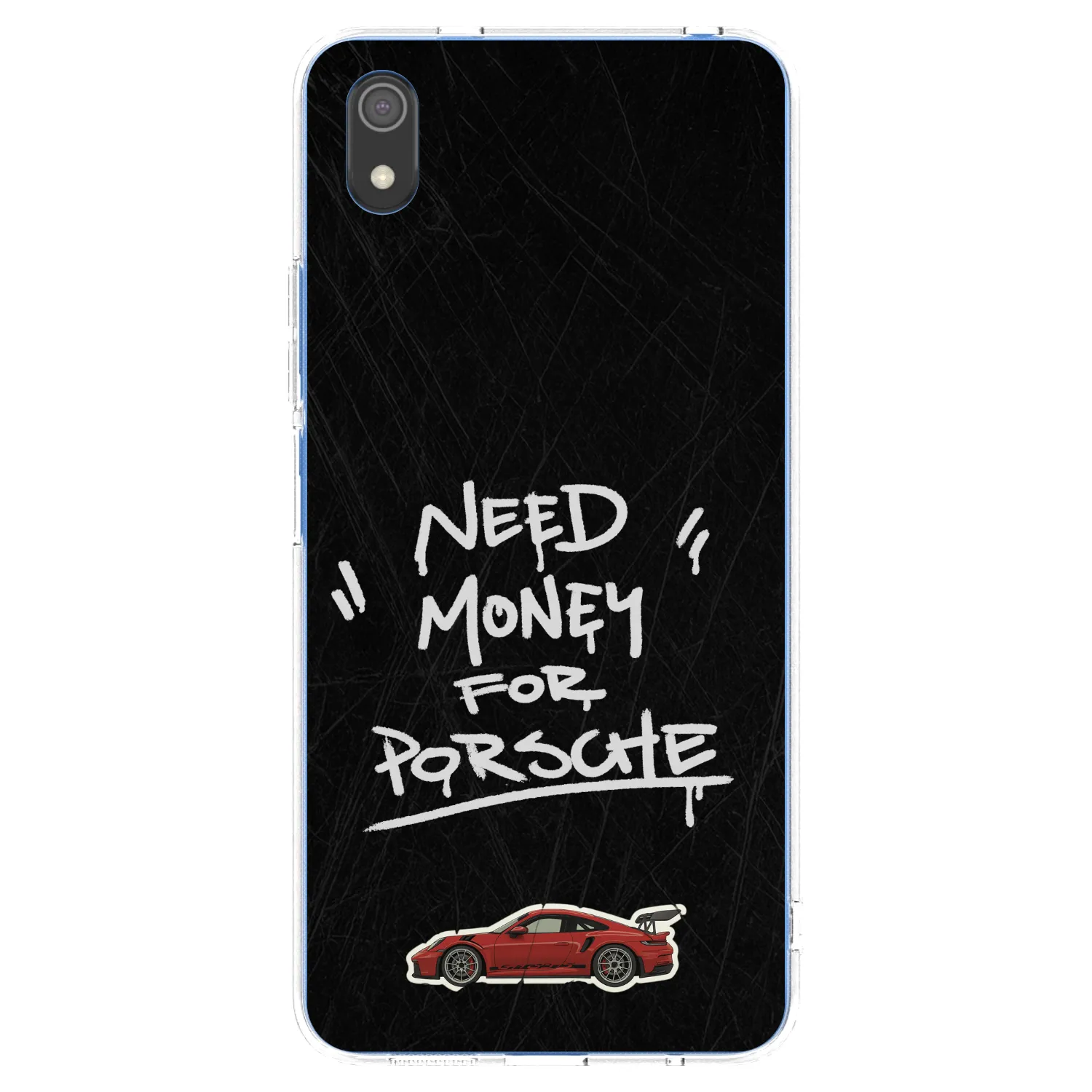 Picasee διαφανής θήκη σιλικόνης Xiaomi Redmi 7A - Dark Racer