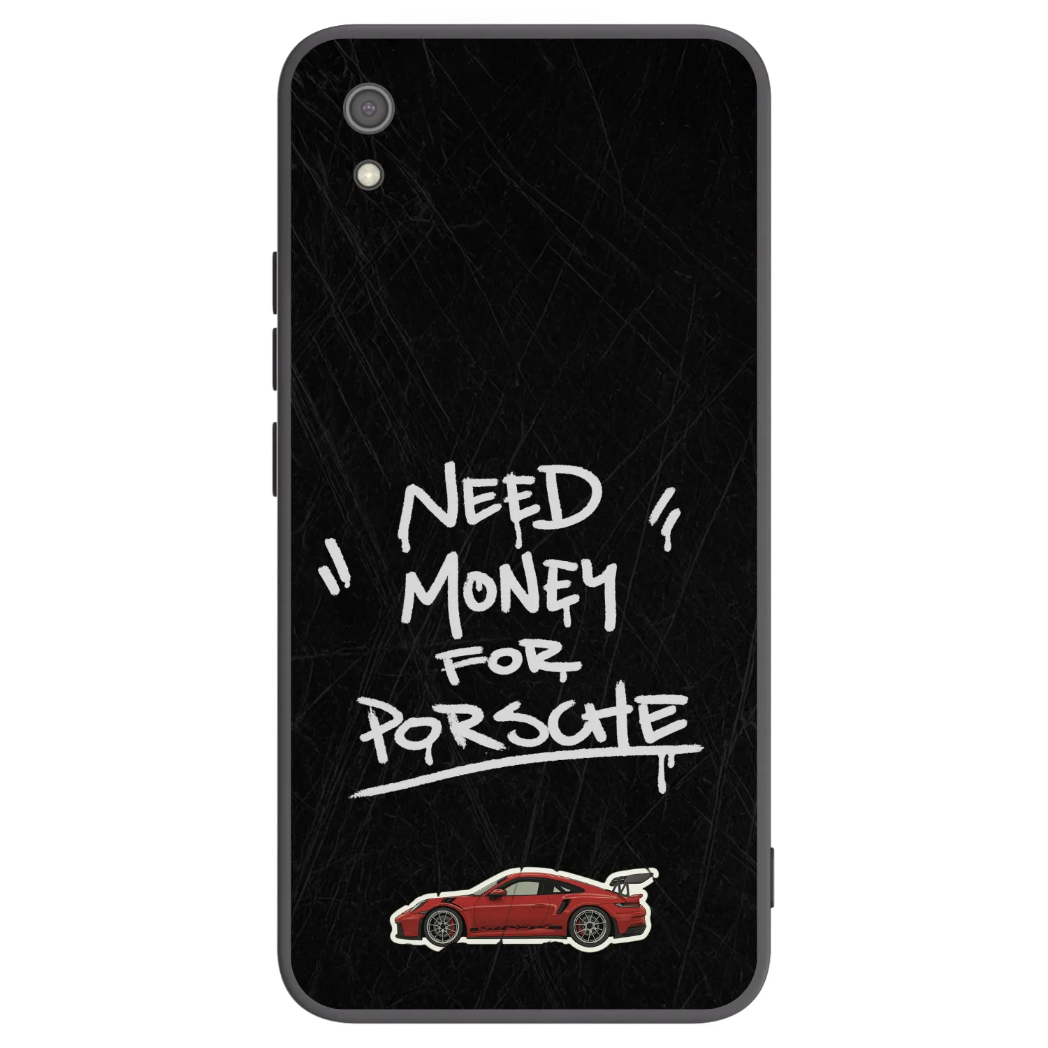 Picasee Μαύρη θήκη σιλικόνης για Xiaomi Redmi 7A - Dark Racer