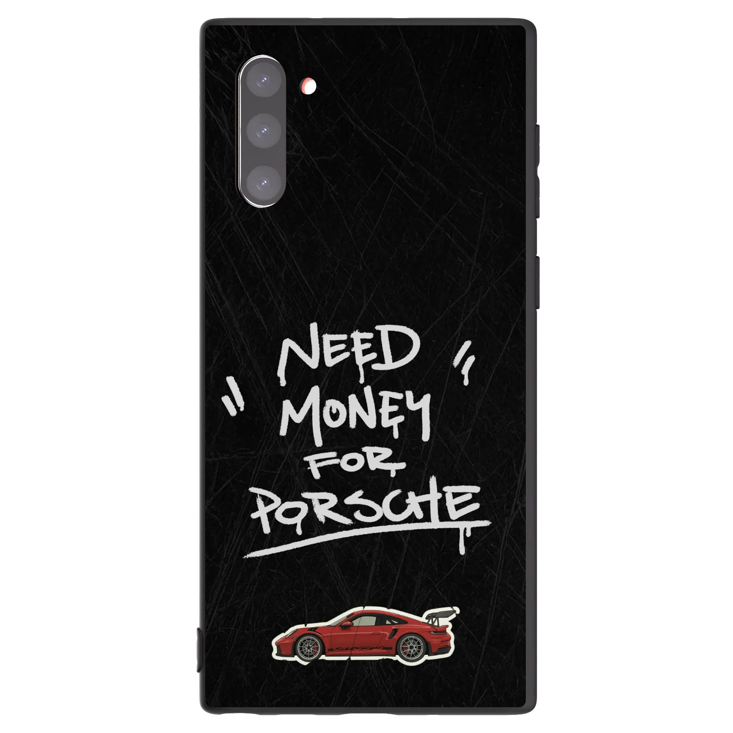 Picasee Μαύρη θήκη σιλικόνης για Samsung Galaxy Note 10 N970F - Dark Racer
