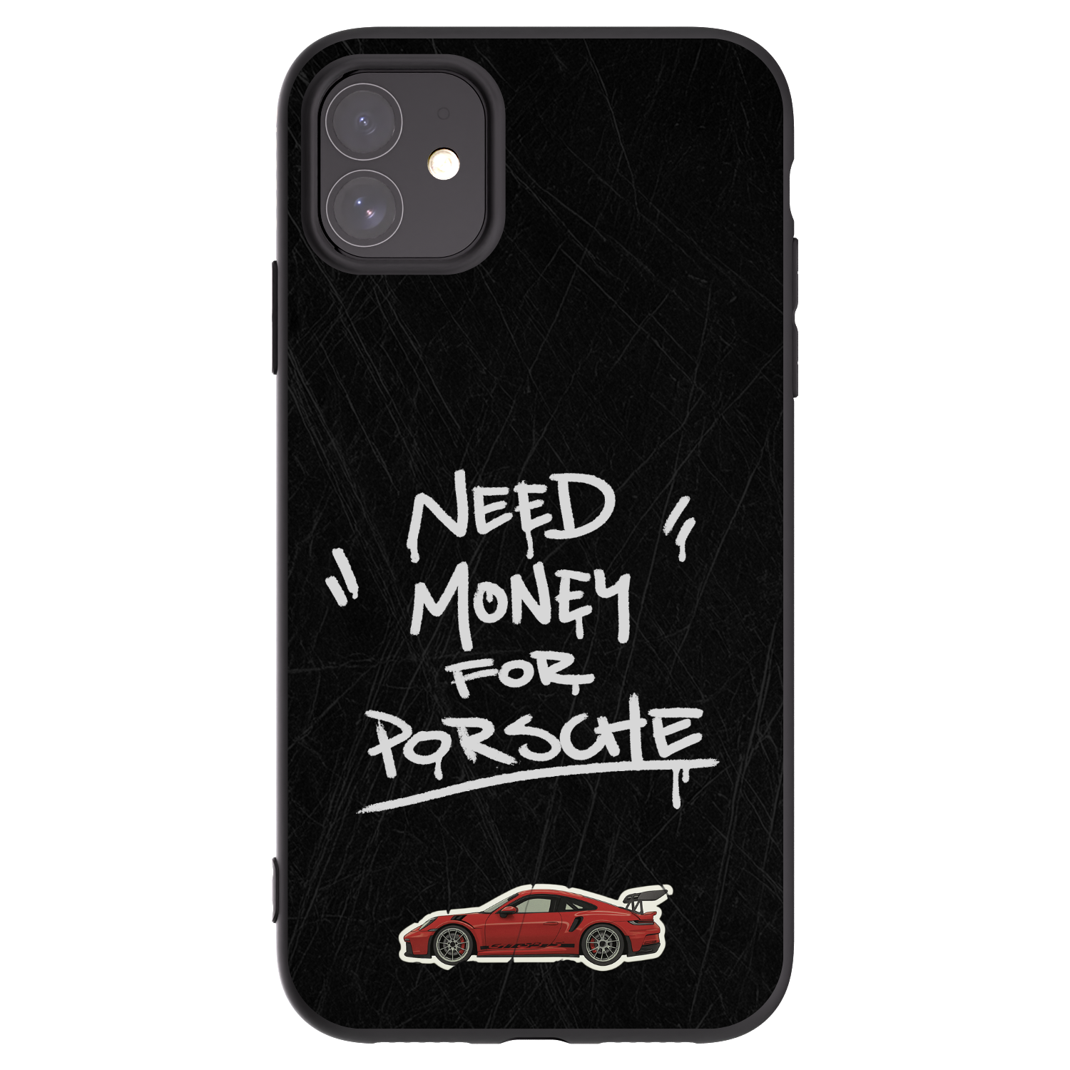 Picasee Μαύρη θήκη σιλικόνης για Apple iPhone 11 - Dark Racer