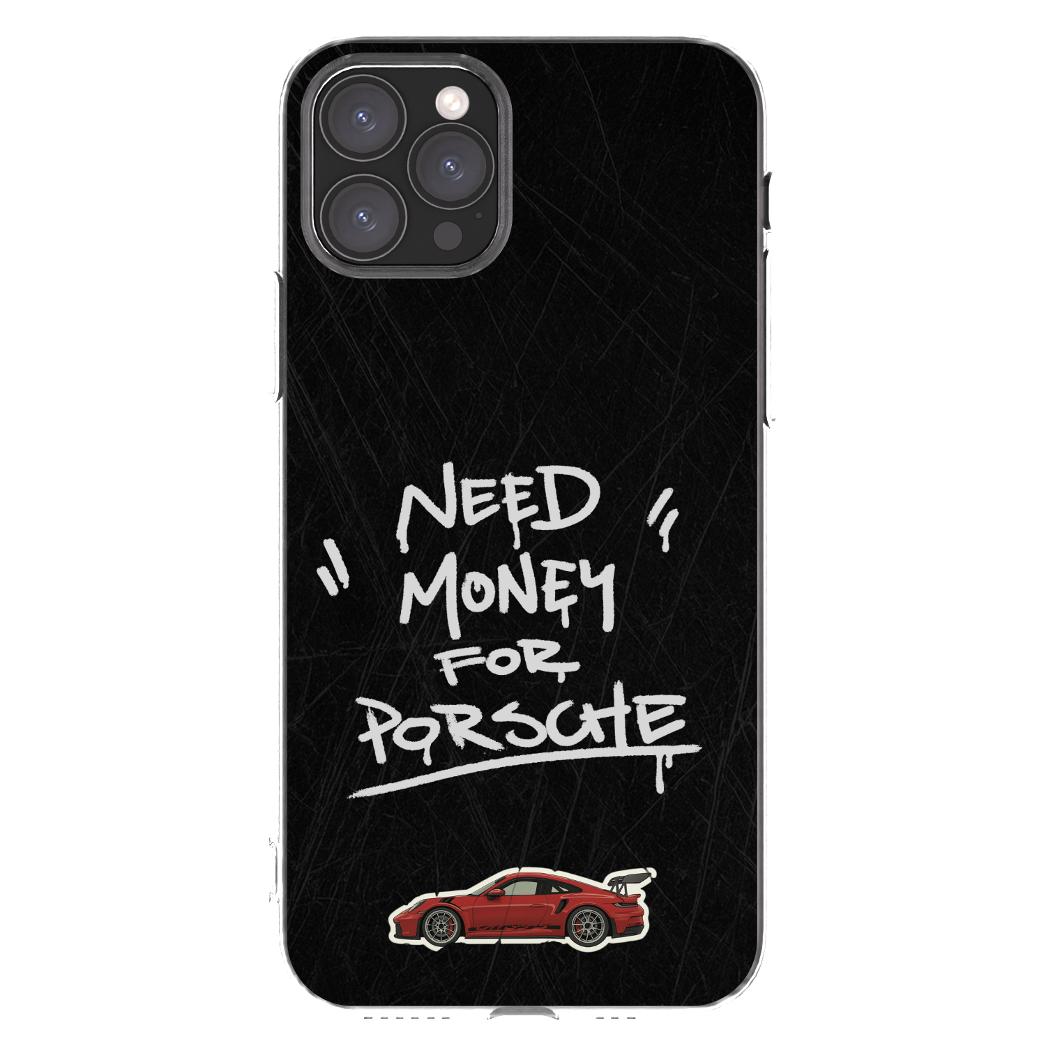 Picasee διαφανής θήκη σιλικόνης Apple iPhone 11 Pro - Dark Racer