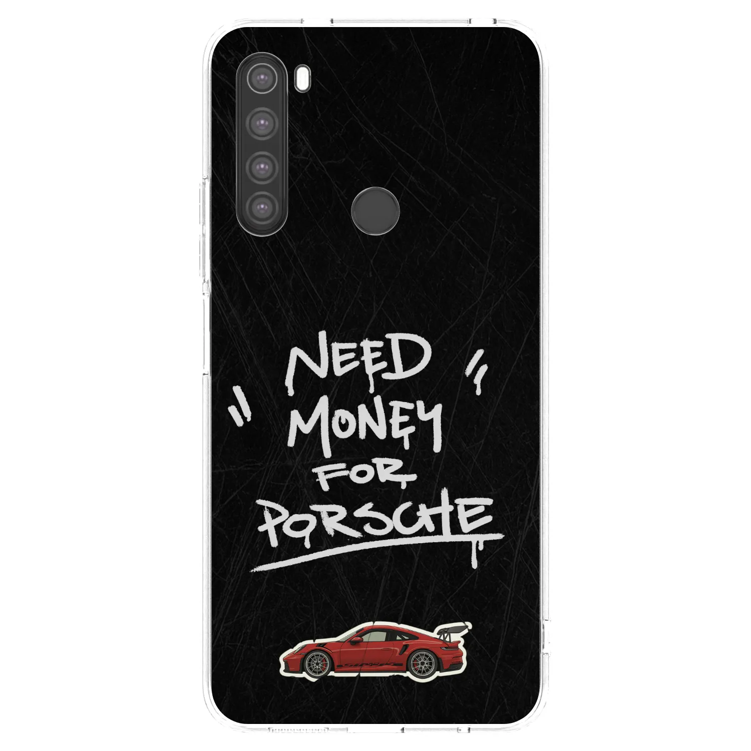 Picasee διαφανής θήκη σιλικόνης Xiaomi Redmi Note 8 - Dark Racer