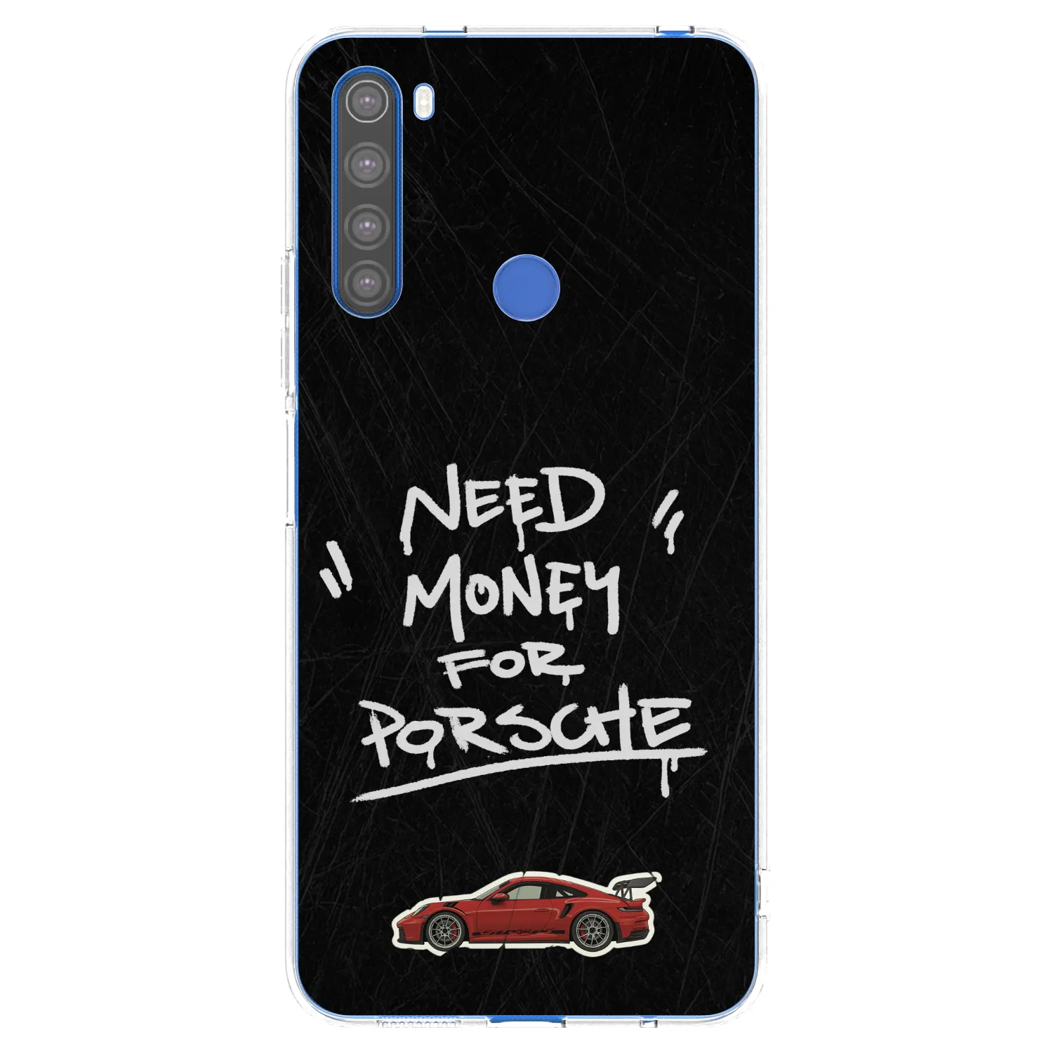 Picasee διαφανής θήκη σιλικόνης Xiaomi Redmi Note 8T - Dark Racer