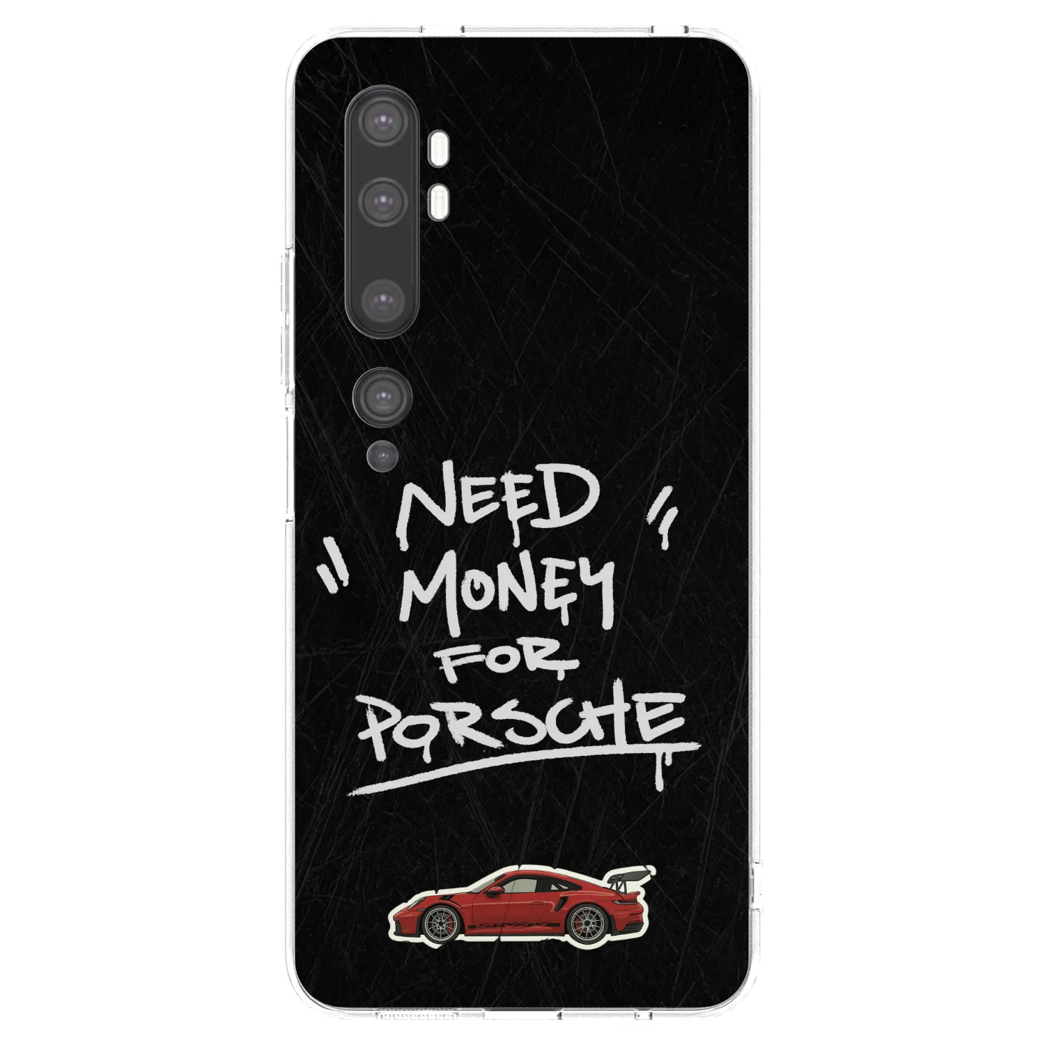 Picasee διαφανής θήκη σιλικόνης Xiaomi Mi Note 10 (Pro) - Dark Racer