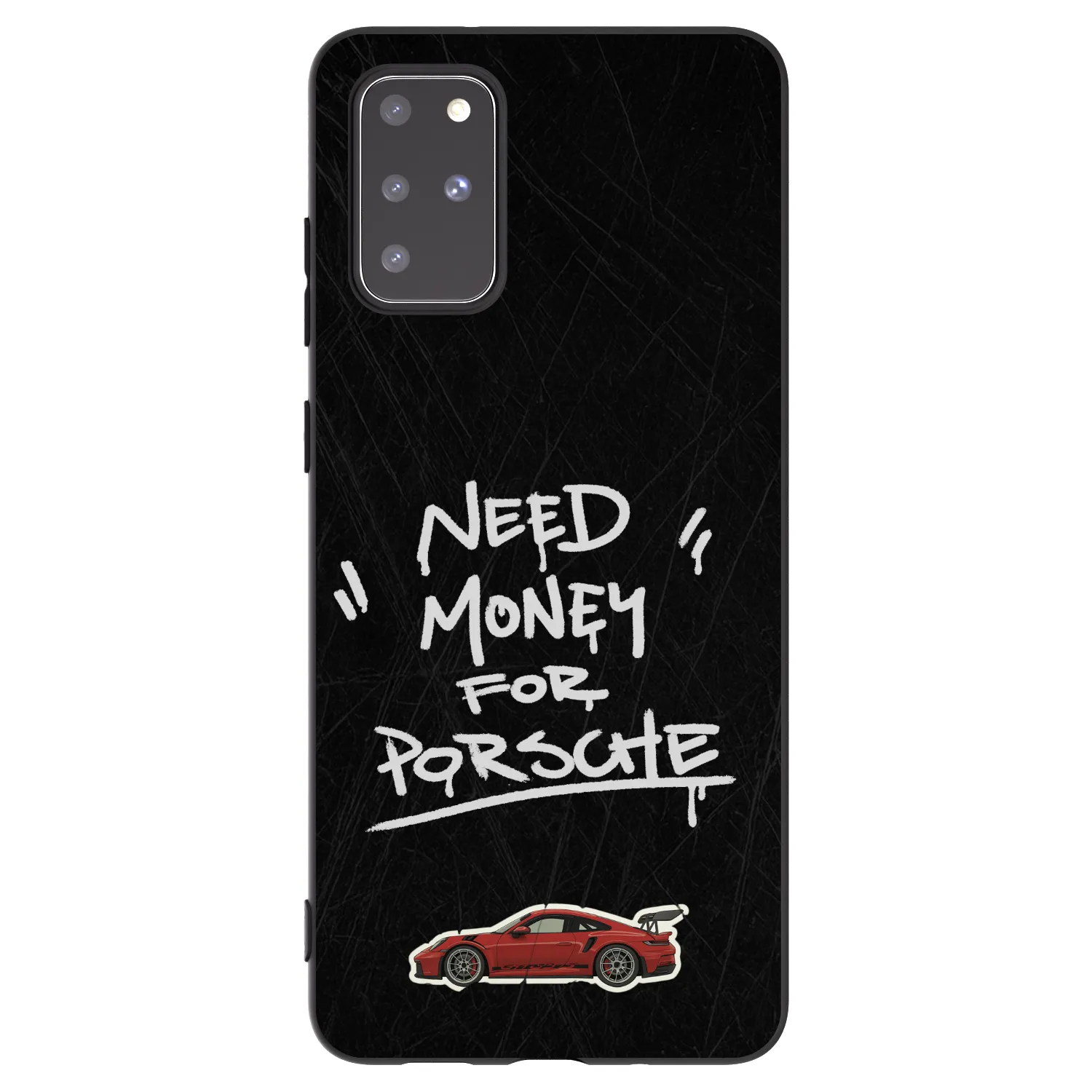 Picasee Μαύρη θήκη σιλικόνης για Samsung Galaxy S20+ G985F - Dark Racer
