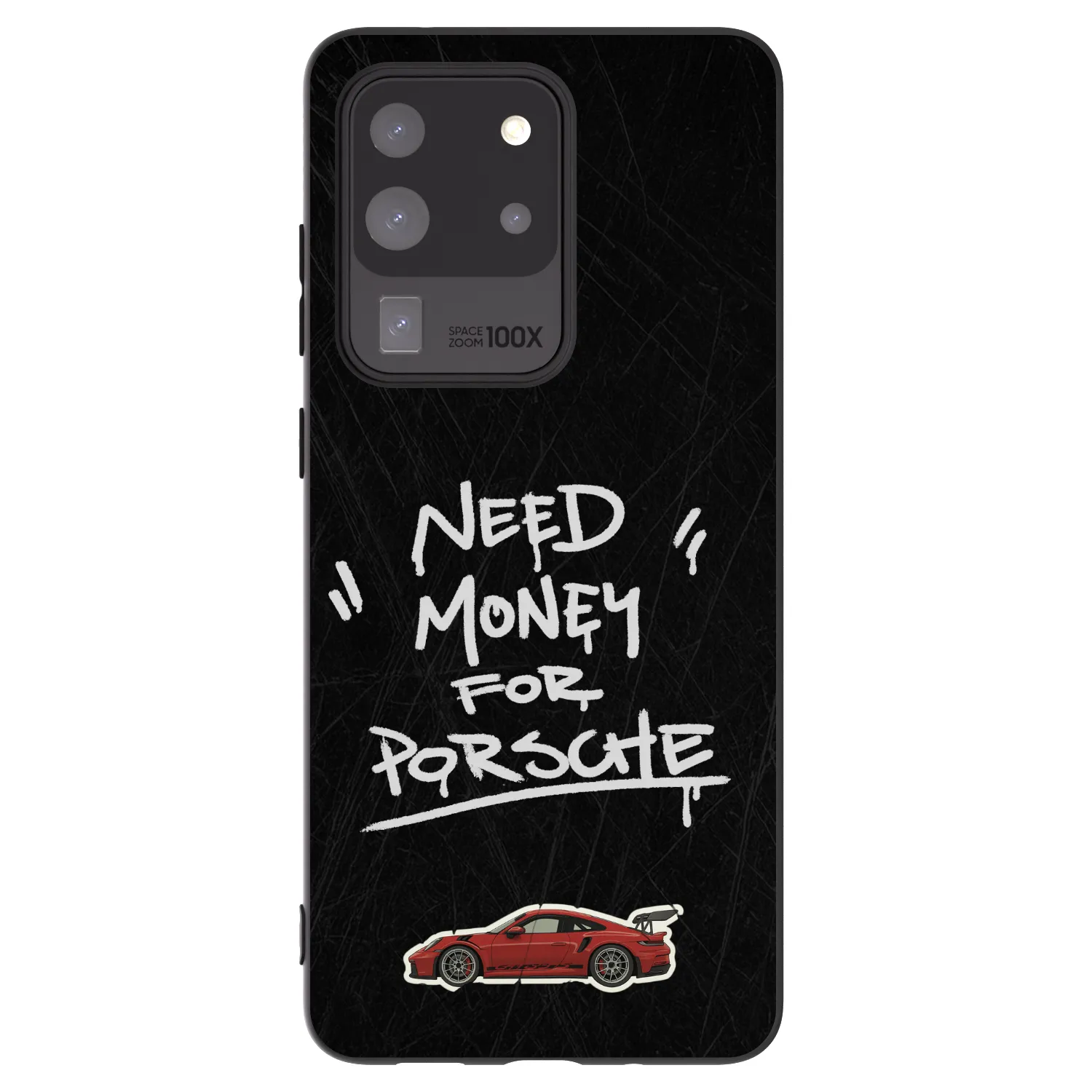 Picasee Μαύρη θήκη σιλικόνης για Samsung Galaxy S20 Ultra 5G G988F - Dark Racer