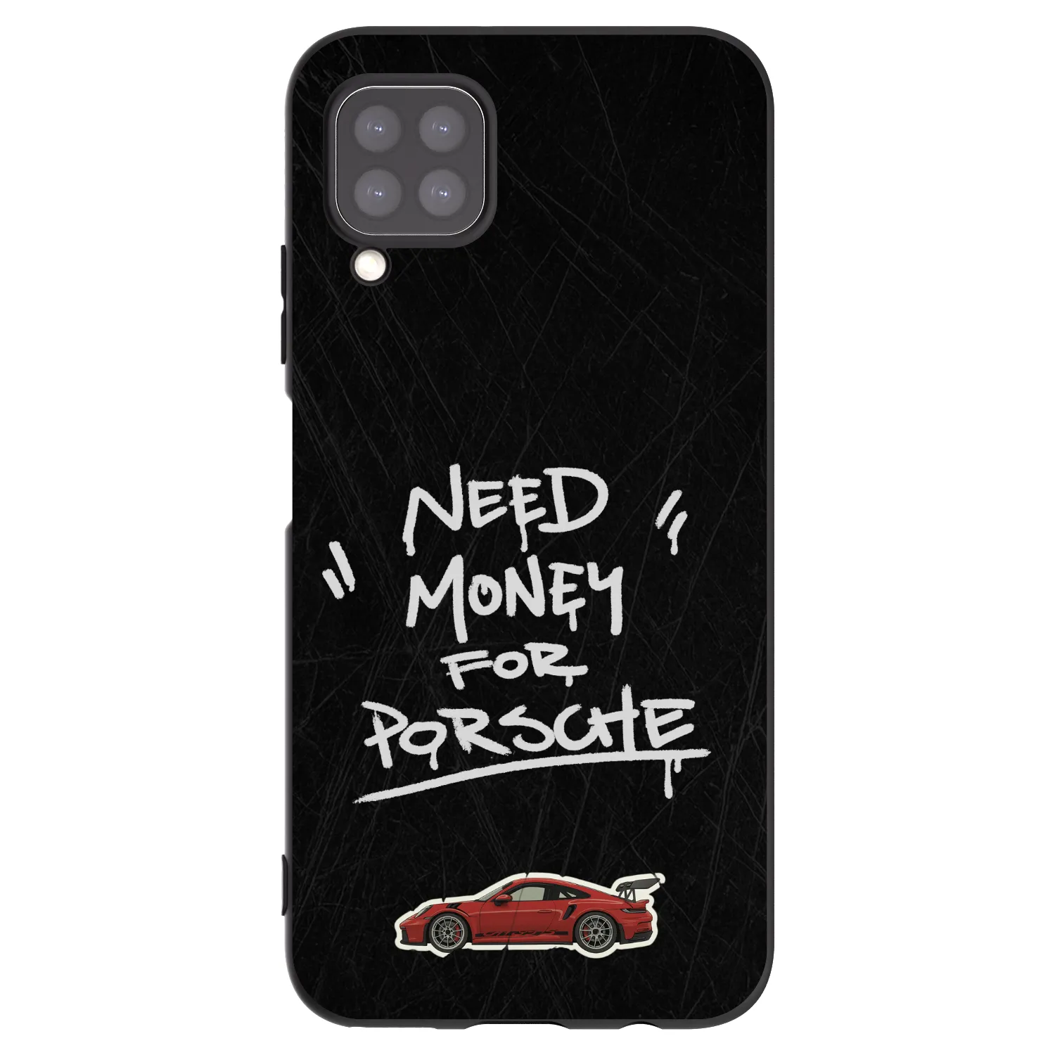 Picasee Μαύρη θήκη σιλικόνης για Huawei P40 Lite - Dark Racer