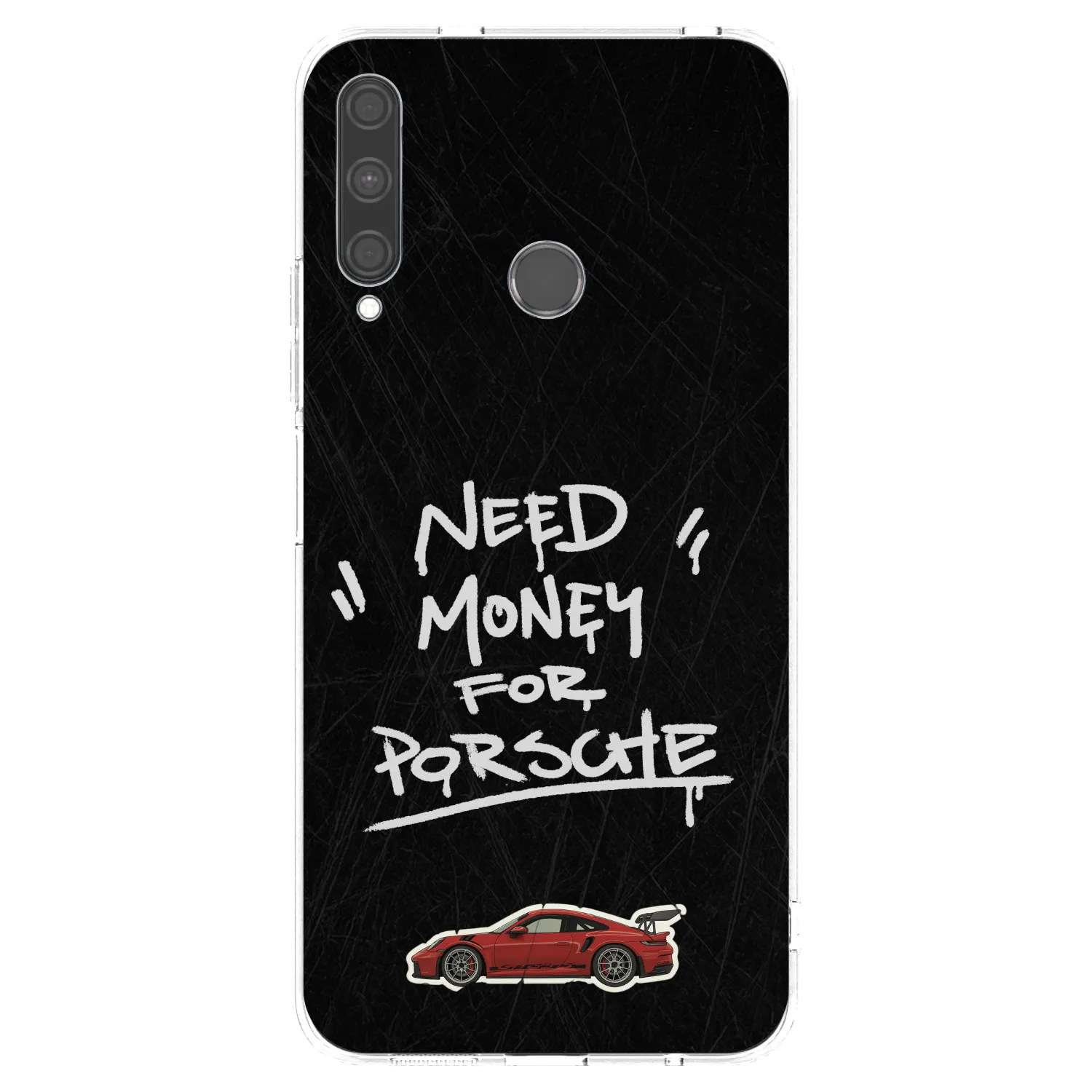 Picasee διαφανής θήκη σιλικόνης Huawei P40 Lite E - Dark Racer