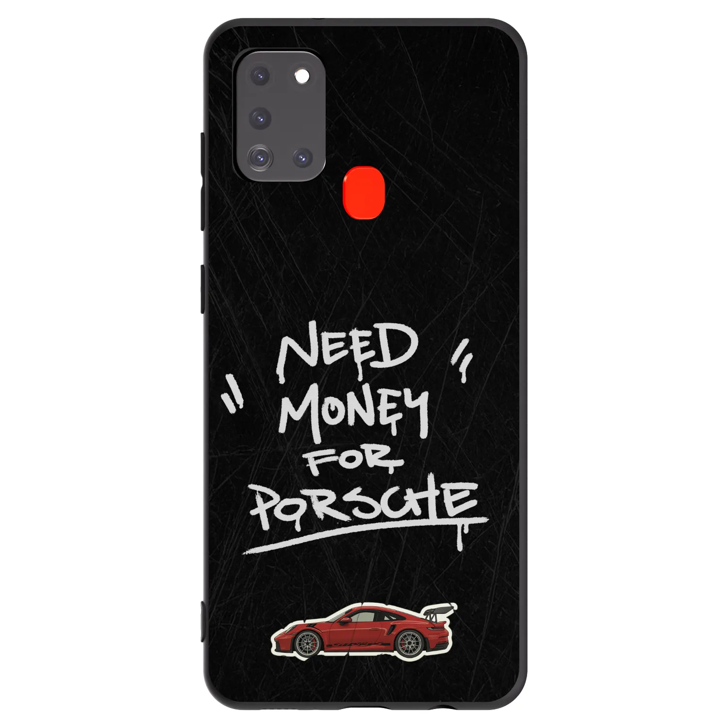 Picasee Μαύρη θήκη σιλικόνης για Samsung Galaxy A21s - Dark Racer