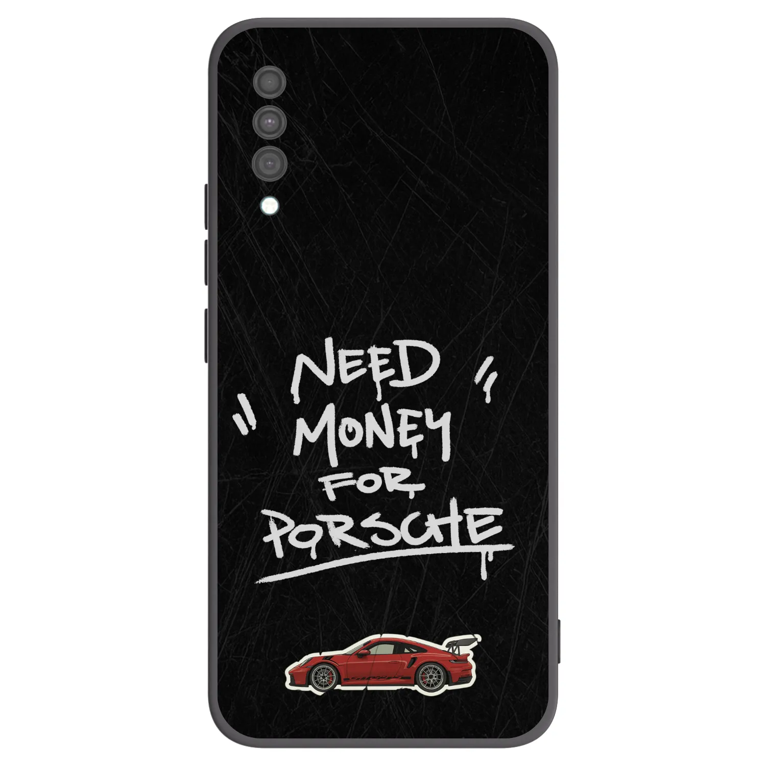 Picasee Μαύρη θήκη σιλικόνης για Samsung Galaxy A30s A307F - Dark Racer