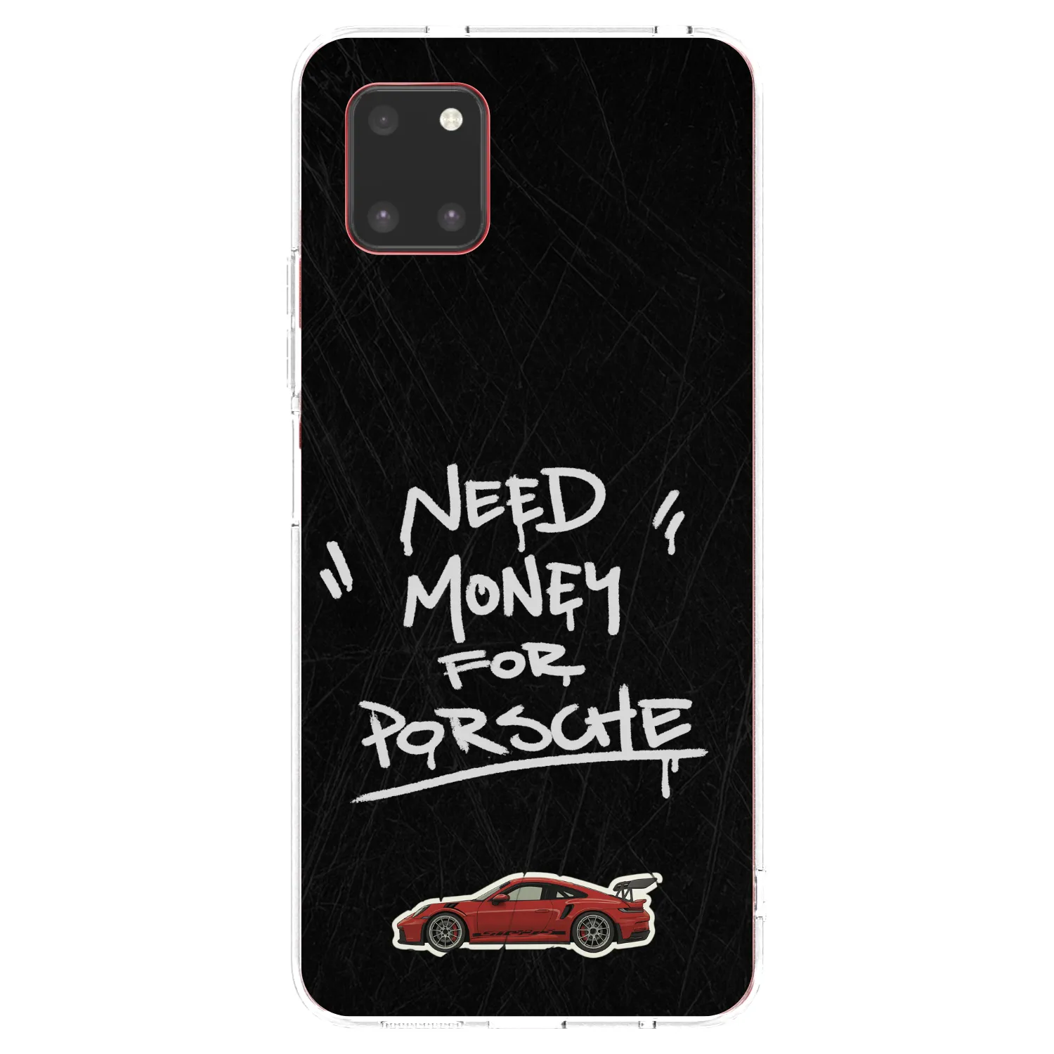 Picasee διαφανής θήκη σιλικόνης Samsung Galaxy Note 10 Lite N770F - Dark Racer