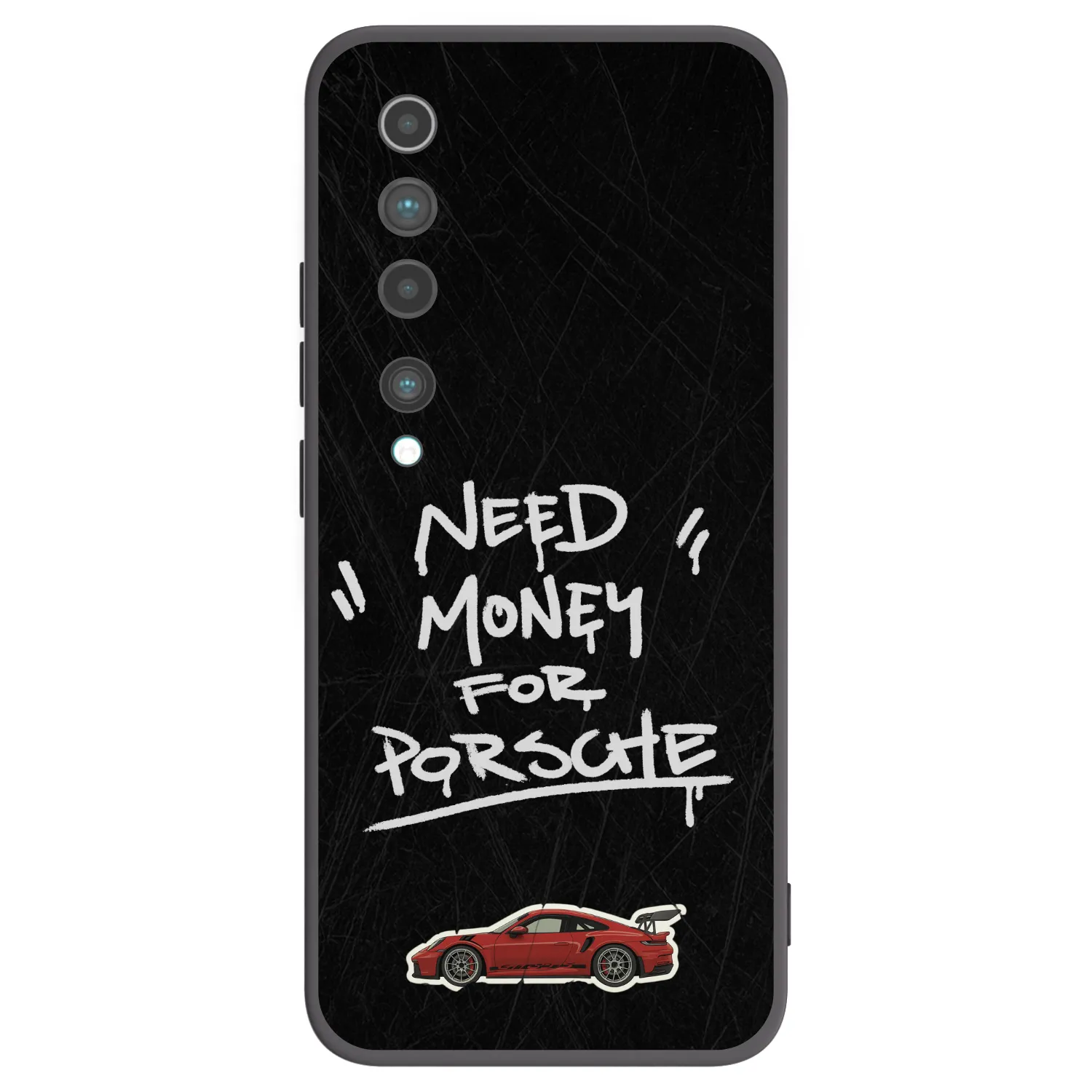 Picasee Μαύρη θήκη σιλικόνης για Xiaomi Mi 10 - Dark Racer